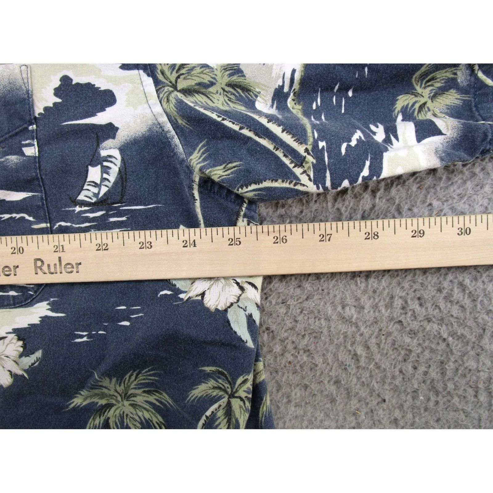 Cherokee VINTAGE Cherokee Hawaiian Shirt XL Blue Floral Pattern Men Button-Up Size US XL / EU 56 / 4 - 4 Thumbnail