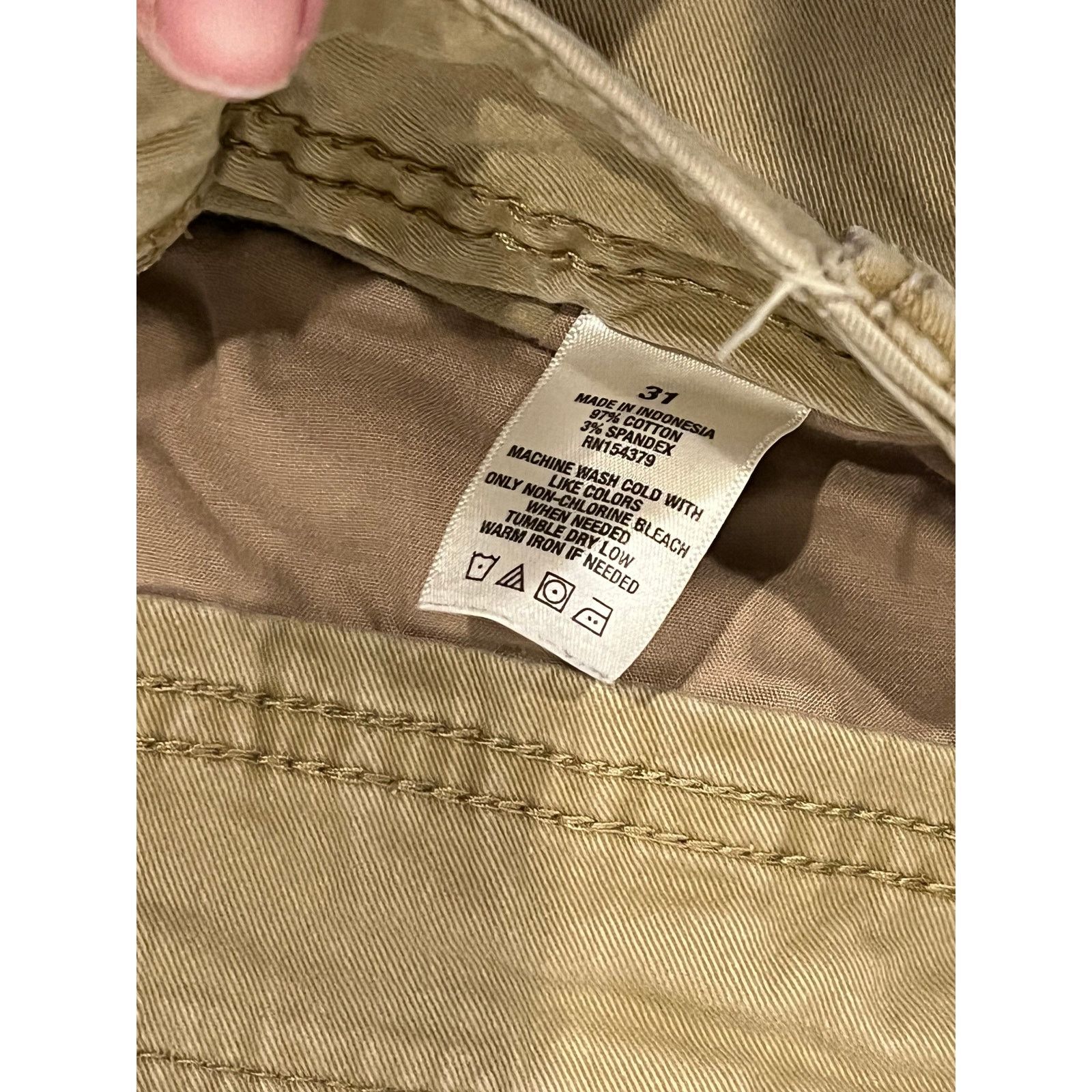 Aeropostale Aeropostale Brown Cargo Short W 31 Size US 31 - 3 Thumbnail