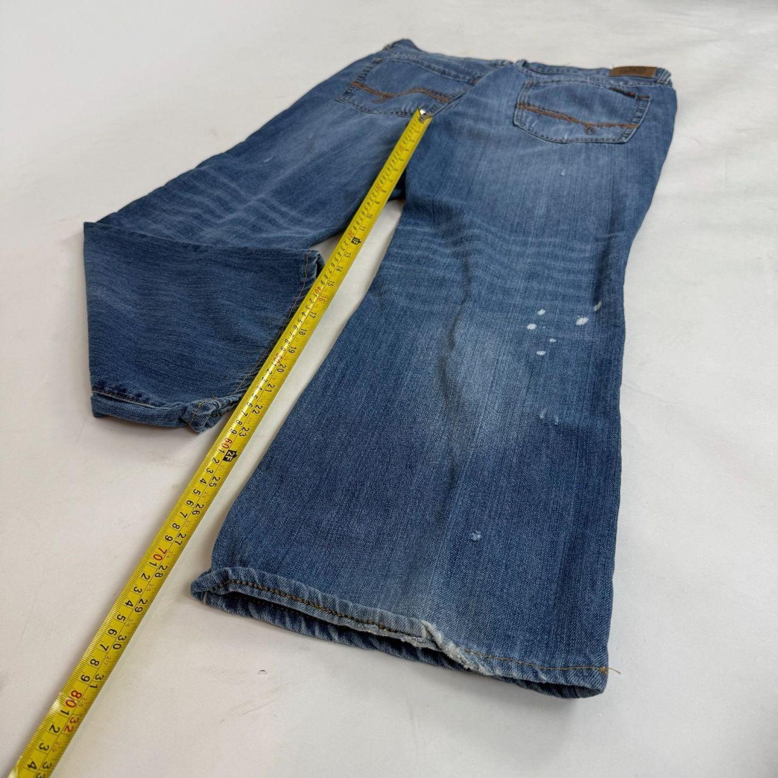If Six Was Nine × Japanese Brand × Vintage Vintage y2k faded embroidered grunge baggy archive jeans Size US 34 / EU 50 - 3 Thumbnail
