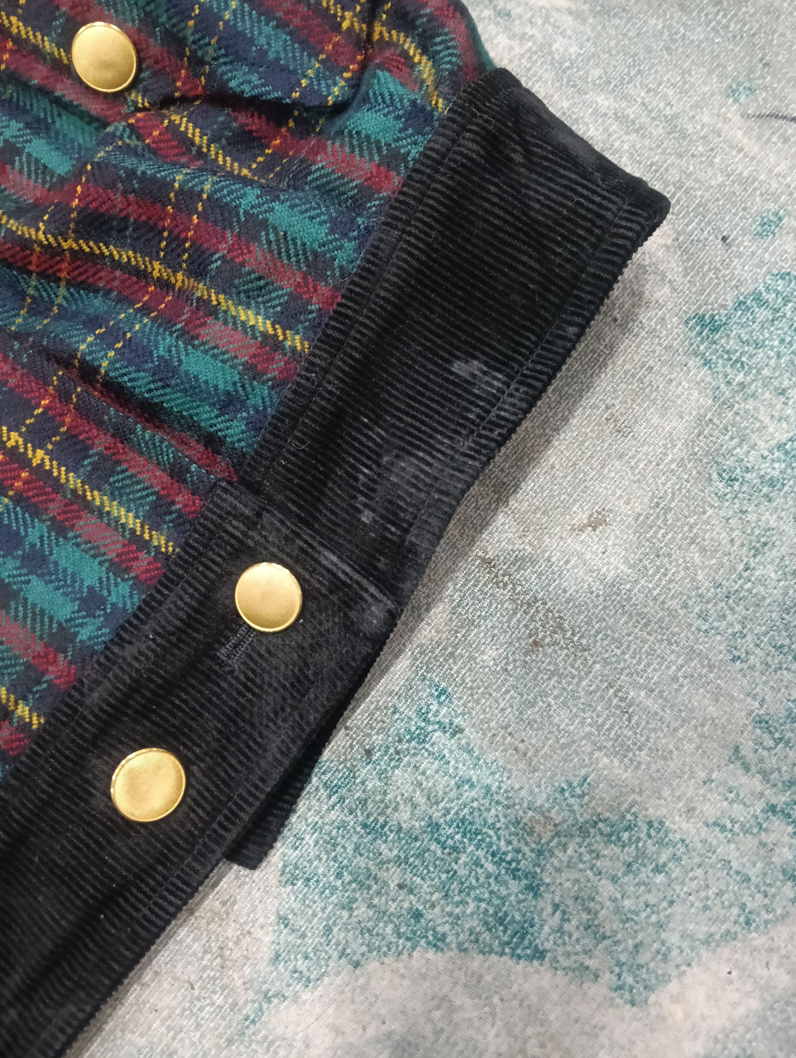 Saint Laurent Paris × Yves Saint Laurent Vintage Yves Saint Laurent Checkered Jacket Size M / US 6-8 / IT 42-44 - 18 Thumbnail