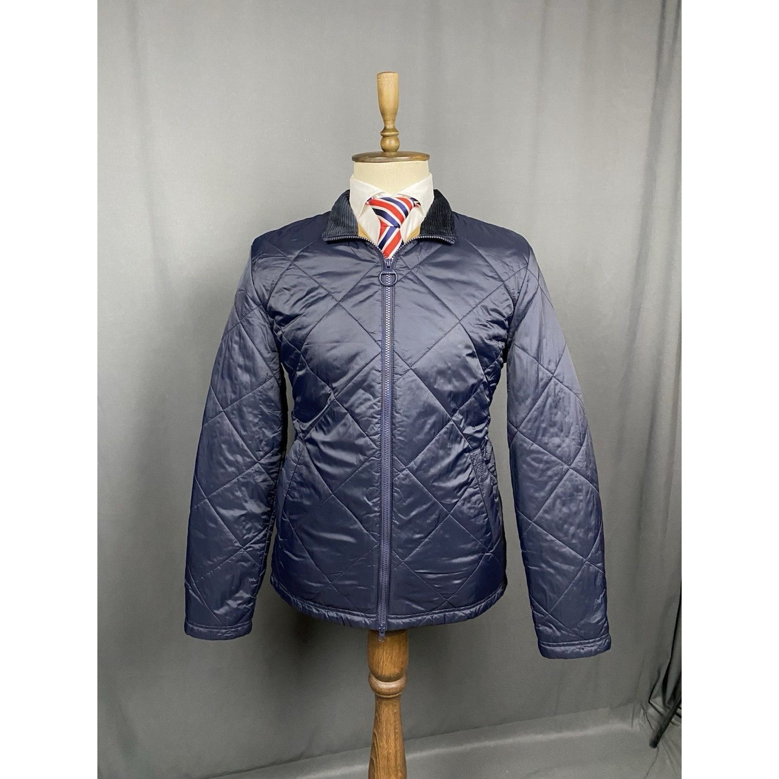 Barbour MINT! Barbour Hoxun Men's Blue Quilted Jacket Size M Size US M / EU 48-50 / 2 - 1 Thumbnail