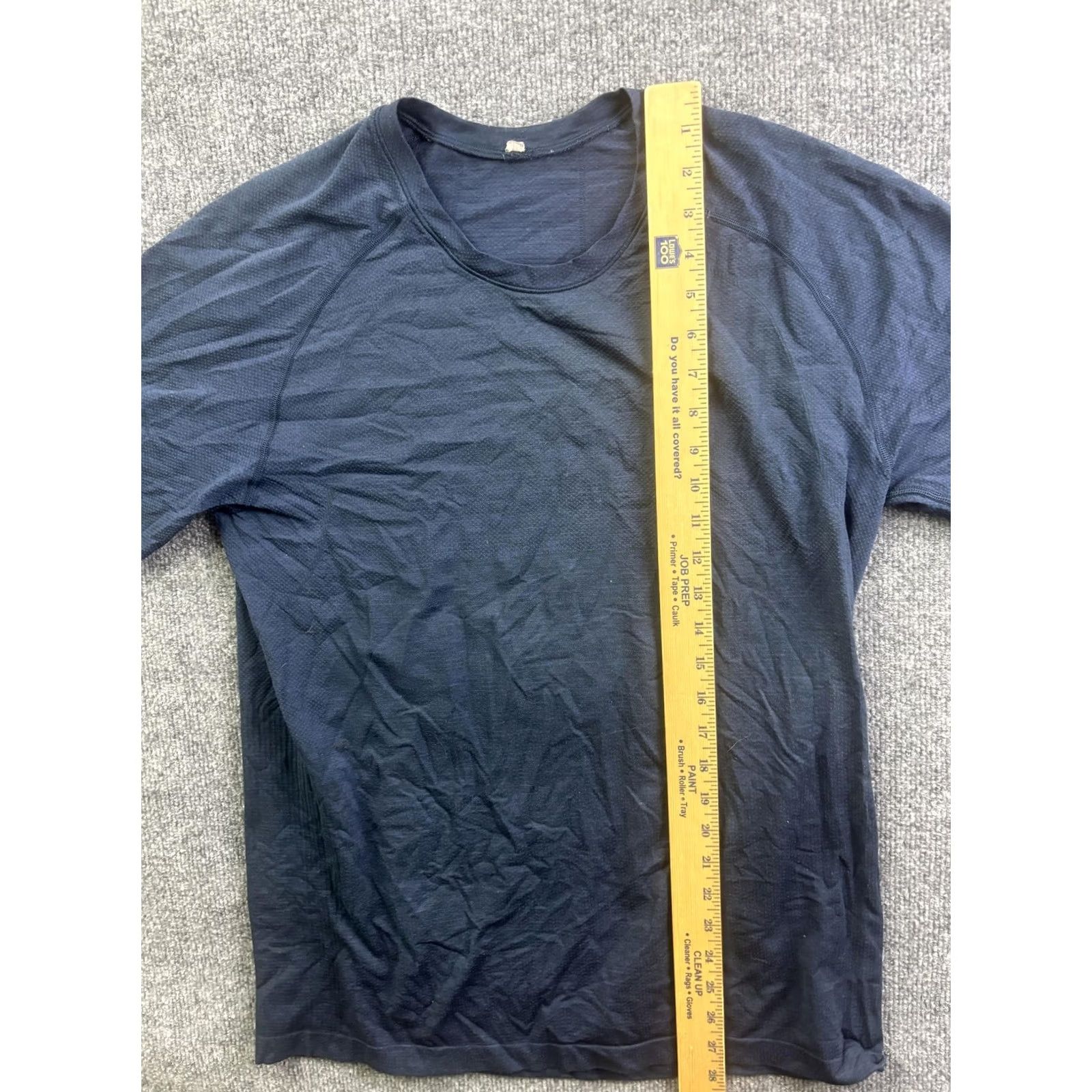 Lululemon Lululemon Shirt Mens Large Blue Short Sleeve Athletic Running Training Top Size US L / EU 52-54 / 3 - 4 Thumbnail