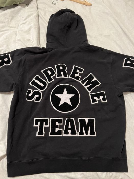 Supreme Supreme Team Chenille Hooded Sweatshirt | Grailed