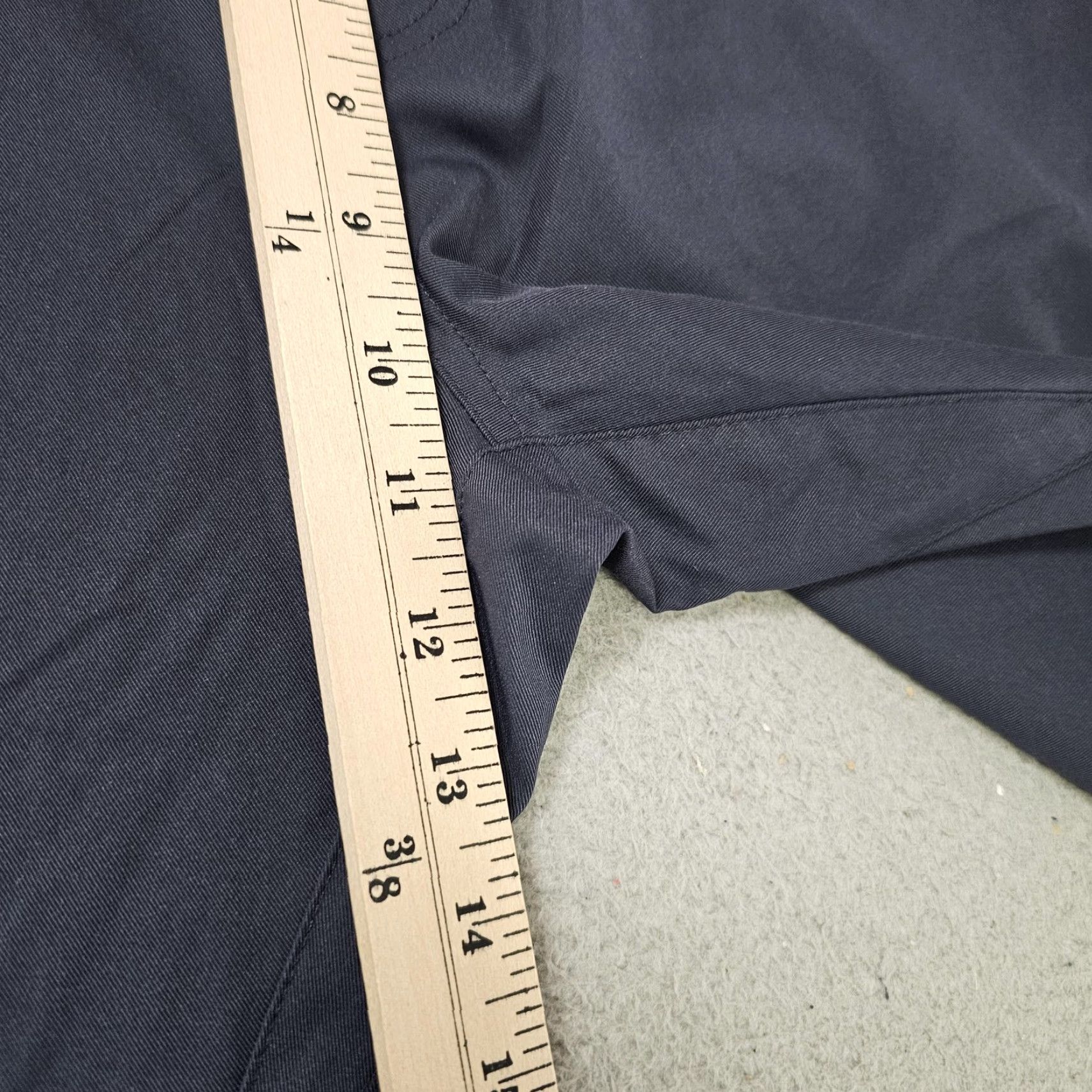 Vintage Jack Archer Pants Mens 34x30 Deep Blue Tapered Chino Reflective Tech Size US 34 / EU 50 - 4 Thumbnail