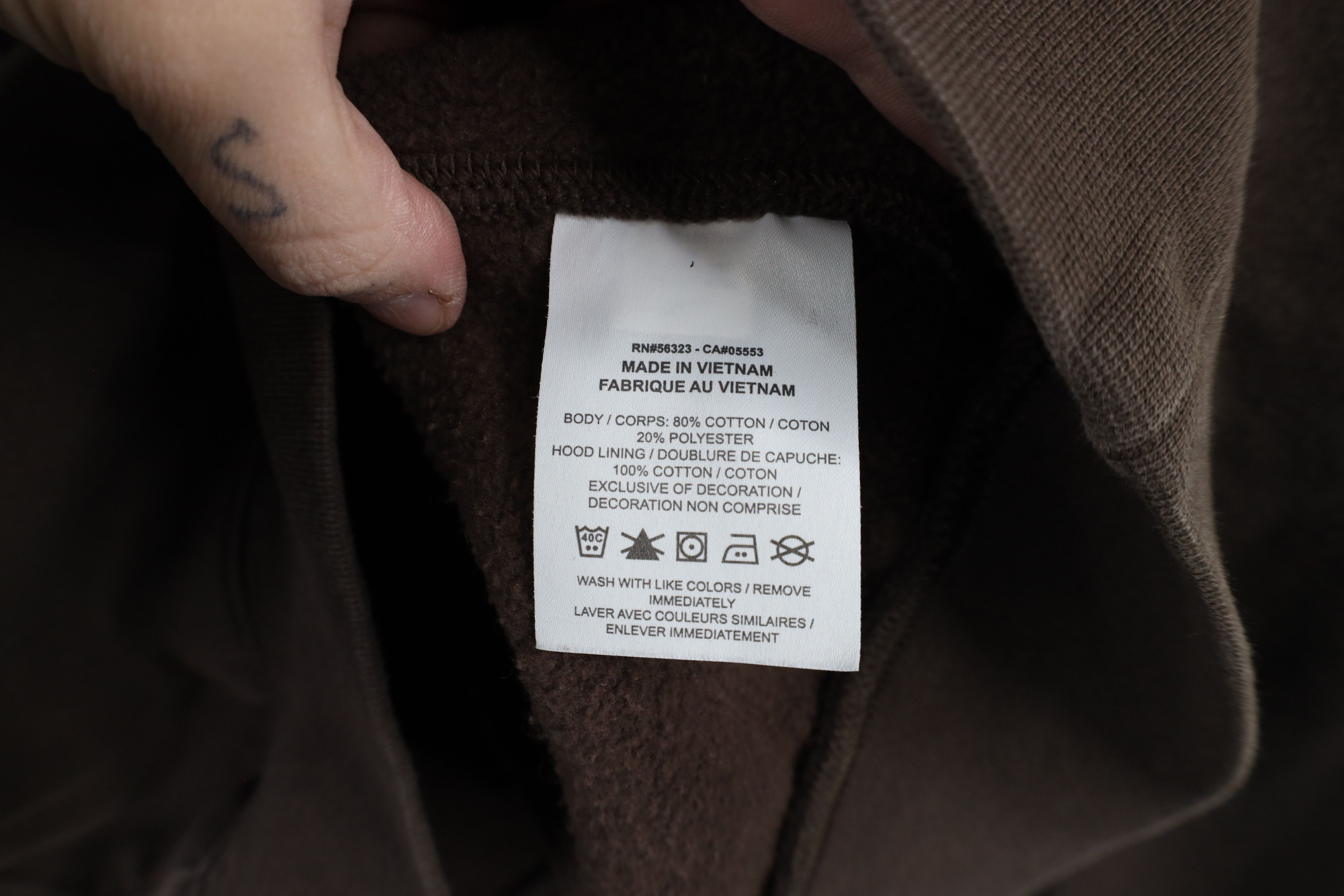 Nike × Vintage Vintage Y2K Nike Scott Mini Swoosh Hoodie Chocolate Brown Size US M / EU 48-50 / 2 - 10 Thumbnail