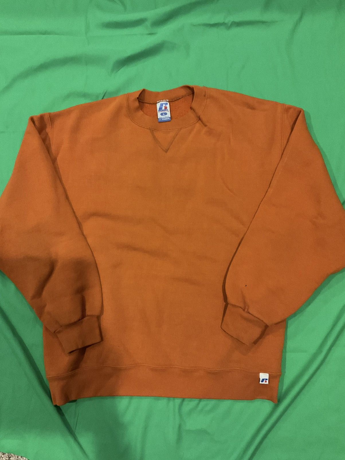 Russell Athletic × Vintage Vintage Orange Russell Athletic crewneck Size US L / EU 52-54 / 3 - 1 Thumbnail