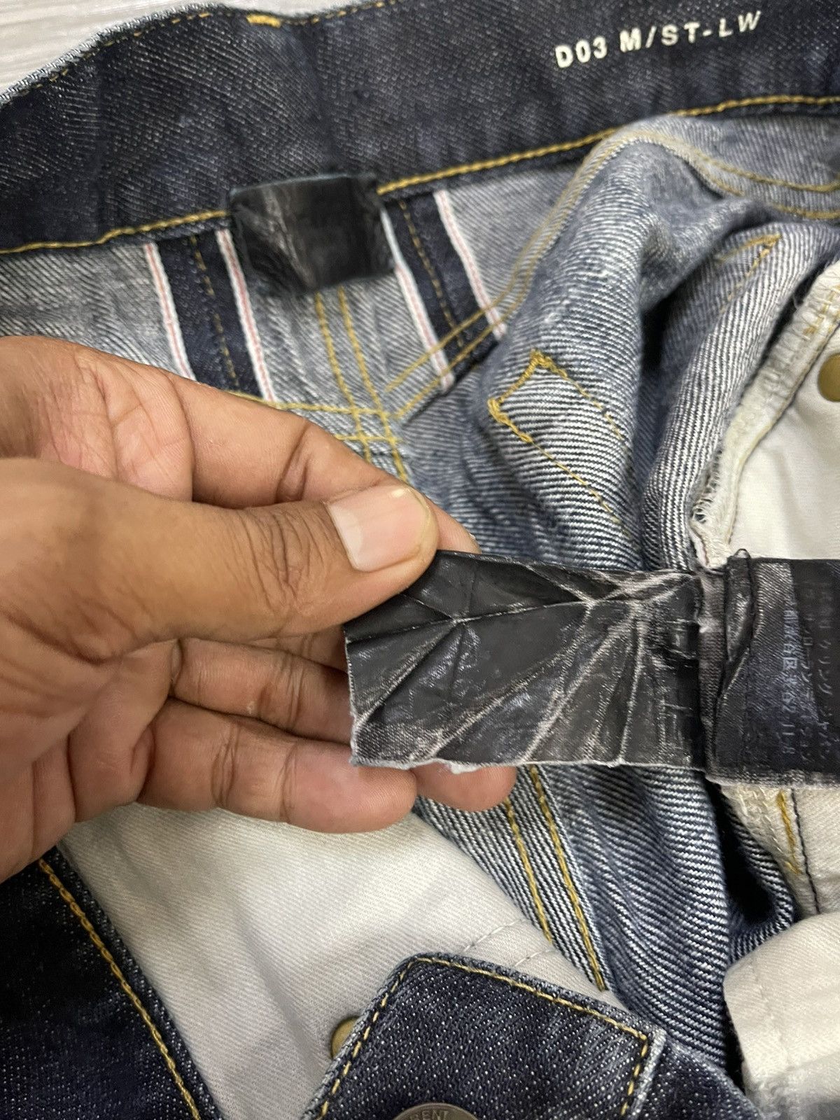 Saint Laurent Paris Saint Laurent D03 M/ST-LW indigo jeans Size US 30 / EU 46 - 13 Thumbnail