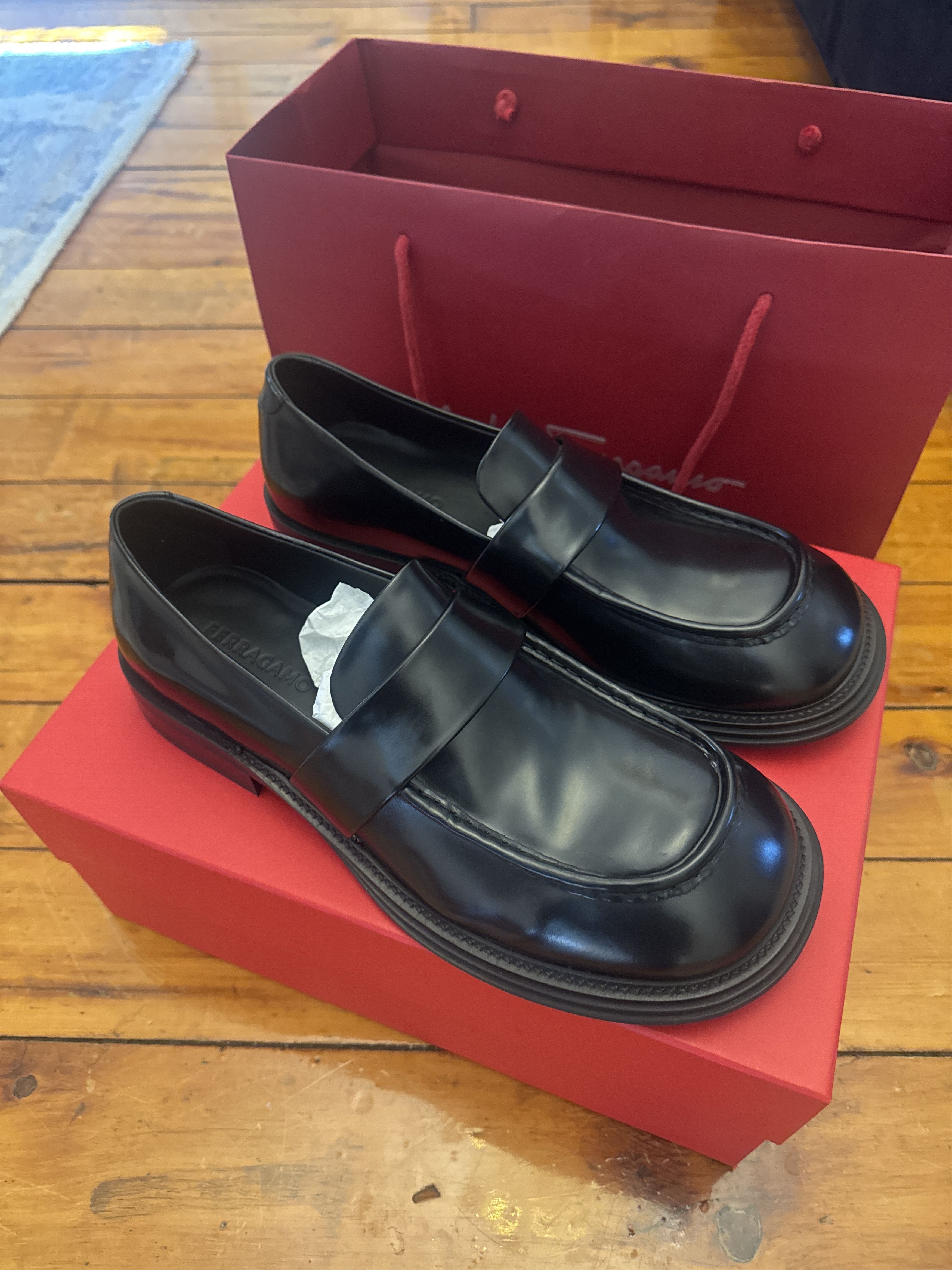 Salvatore Ferragamo Fidele Loafers Size US 10.5 / EU 43-44 - 1 Thumbnail