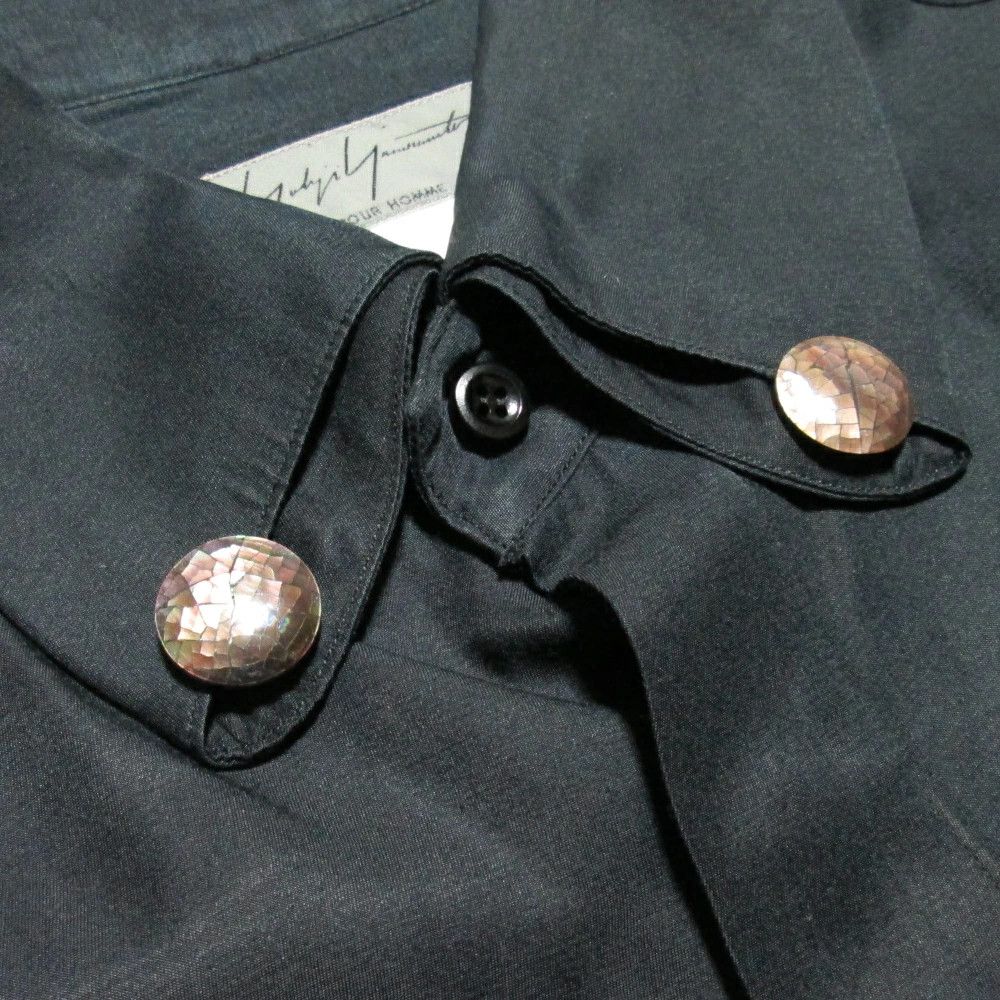 Yohji Yamamoto Yohji Yamamoto POUR HOMME button big silhouette shirt Size US L / EU 52-54 / 3 - 4 Thumbnail