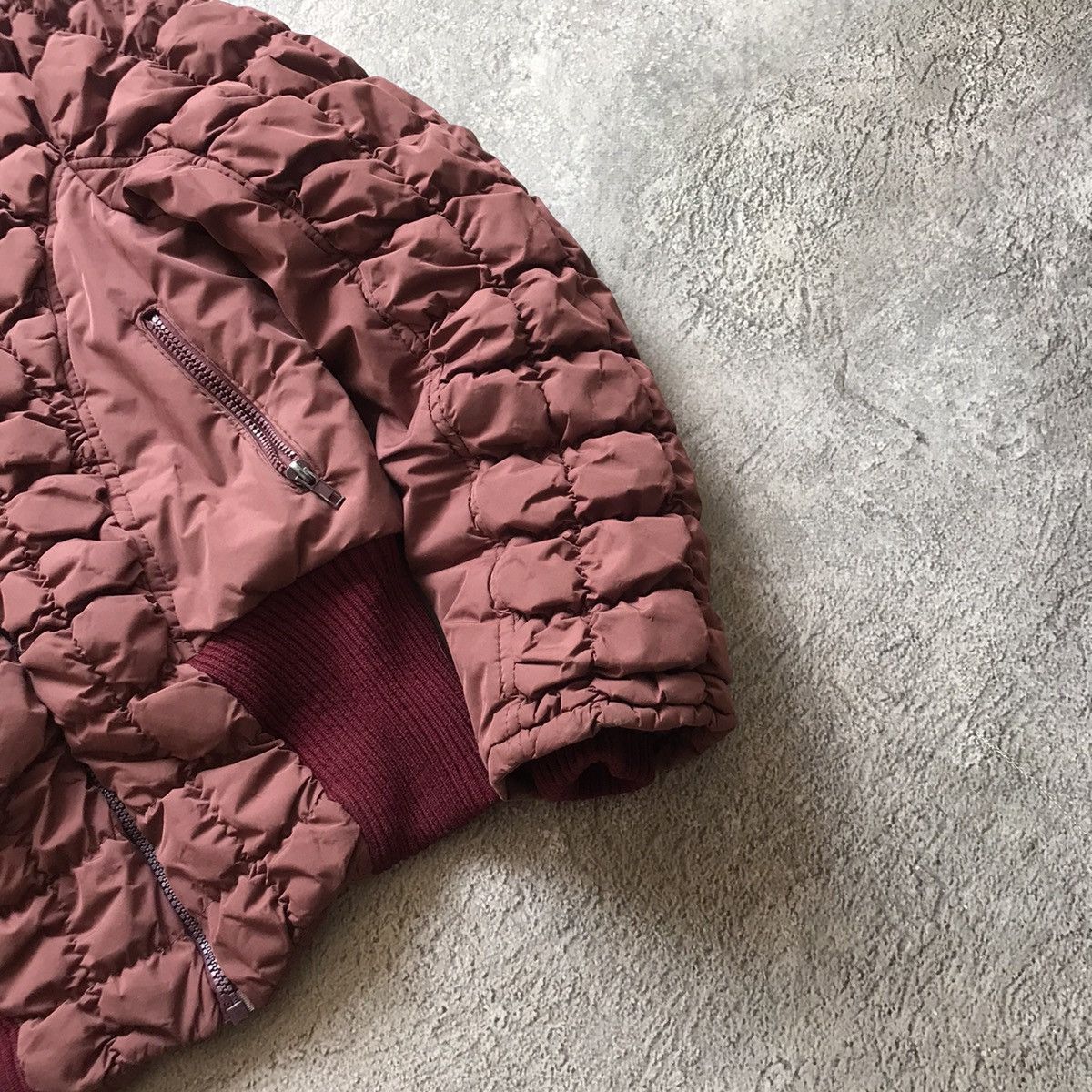 Vintage Vintage 90s Quilted Puffer Bomber Jacket Streetwear Logo L Size L / US 10 / IT 46 - 5 Thumbnail