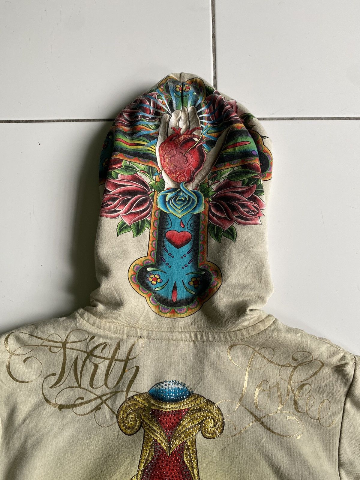 Affliction Christian audigier with love affliction zip Up Hoodie Size XS / US 0-2 / IT 36-38 - 13 Thumbnail