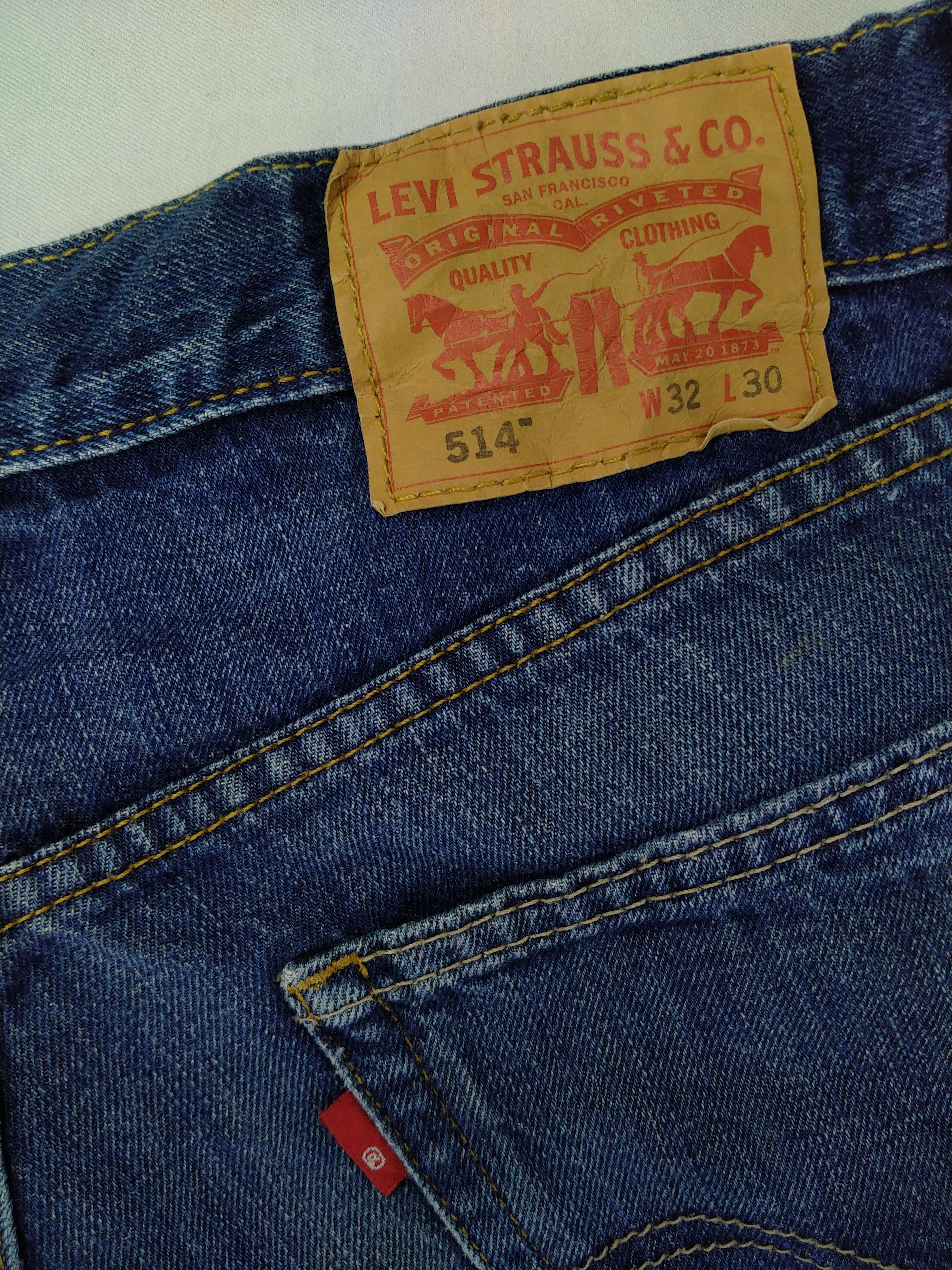 Levi's Blue Vintage Levi's 514 Jeans 32x30 Denim -JG039 Size US 32 / EU 48 - 9 Thumbnail