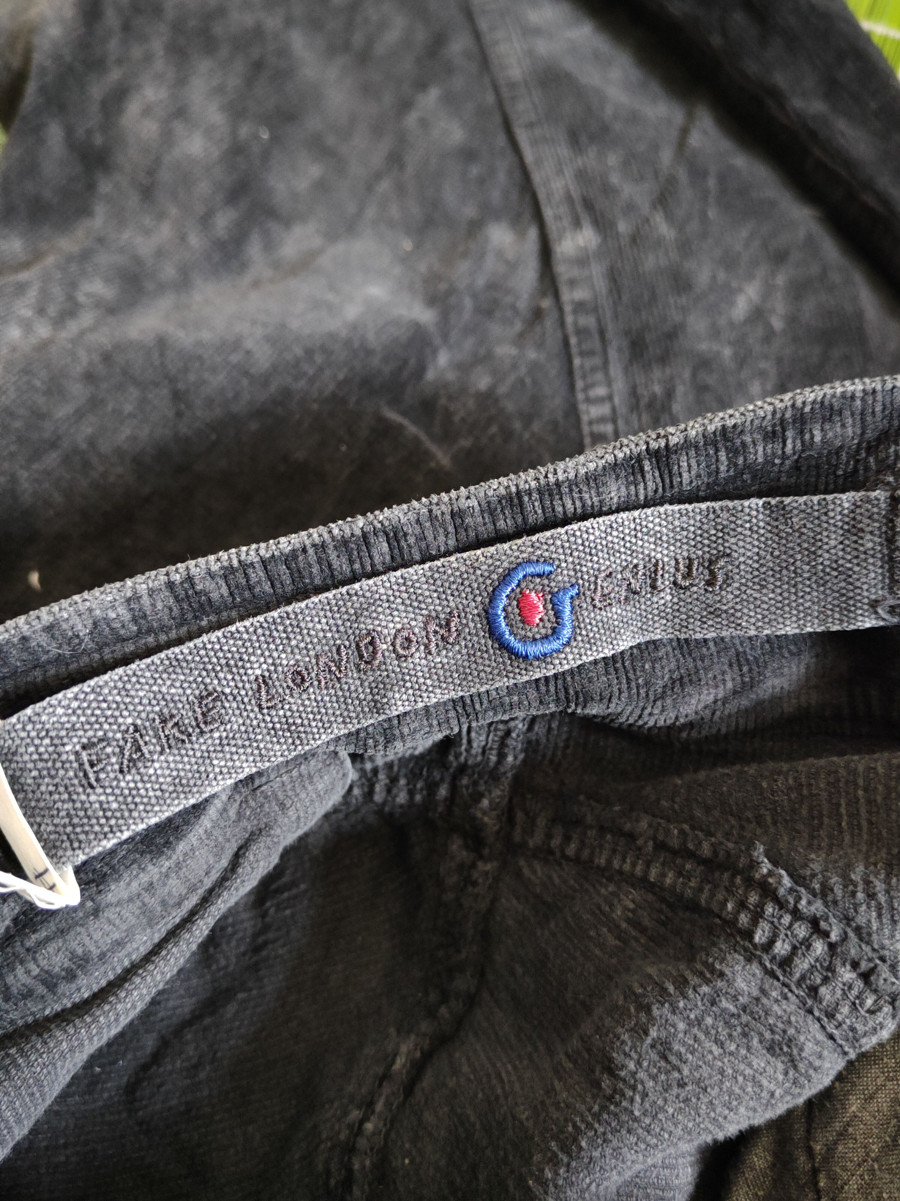 Fake London Genius Fake London Genius Black Corduroy palazo Pants #S1488 Size 28" / US 6 / IT 42 - 18 Thumbnail
