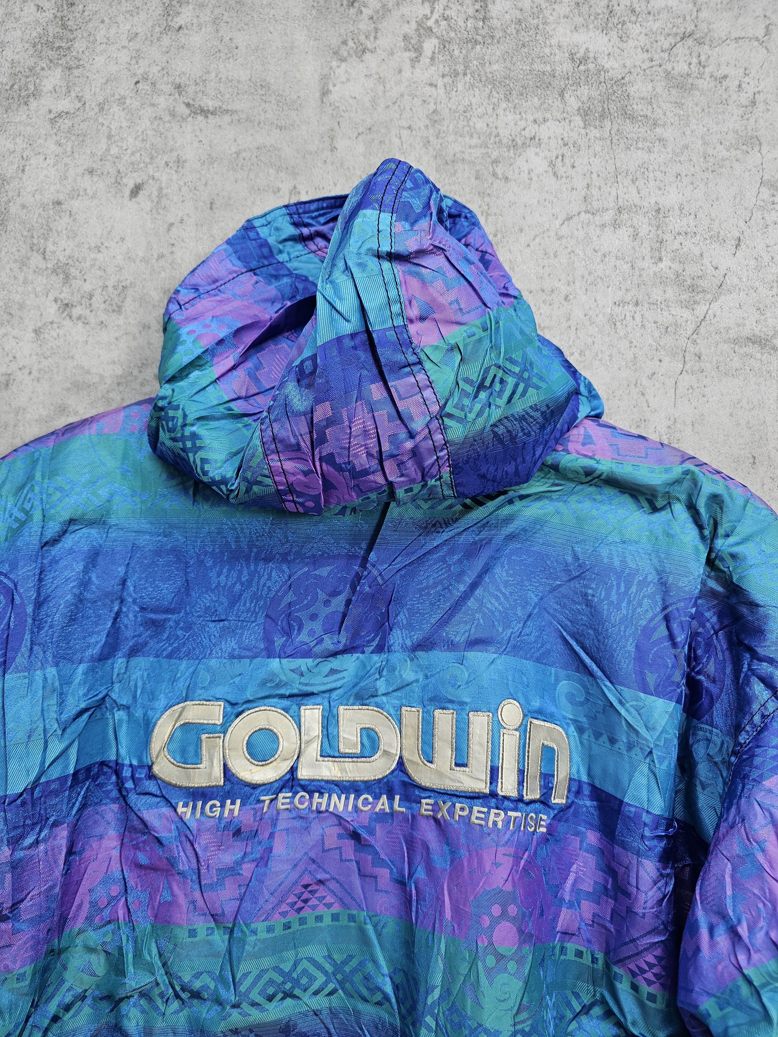 Goldwin Vtg GOLDWIN Stiped Aztec Abstrack Design Ski Jacket J0029 Size US L / EU 52-54 / 3 - 3 Thumbnail