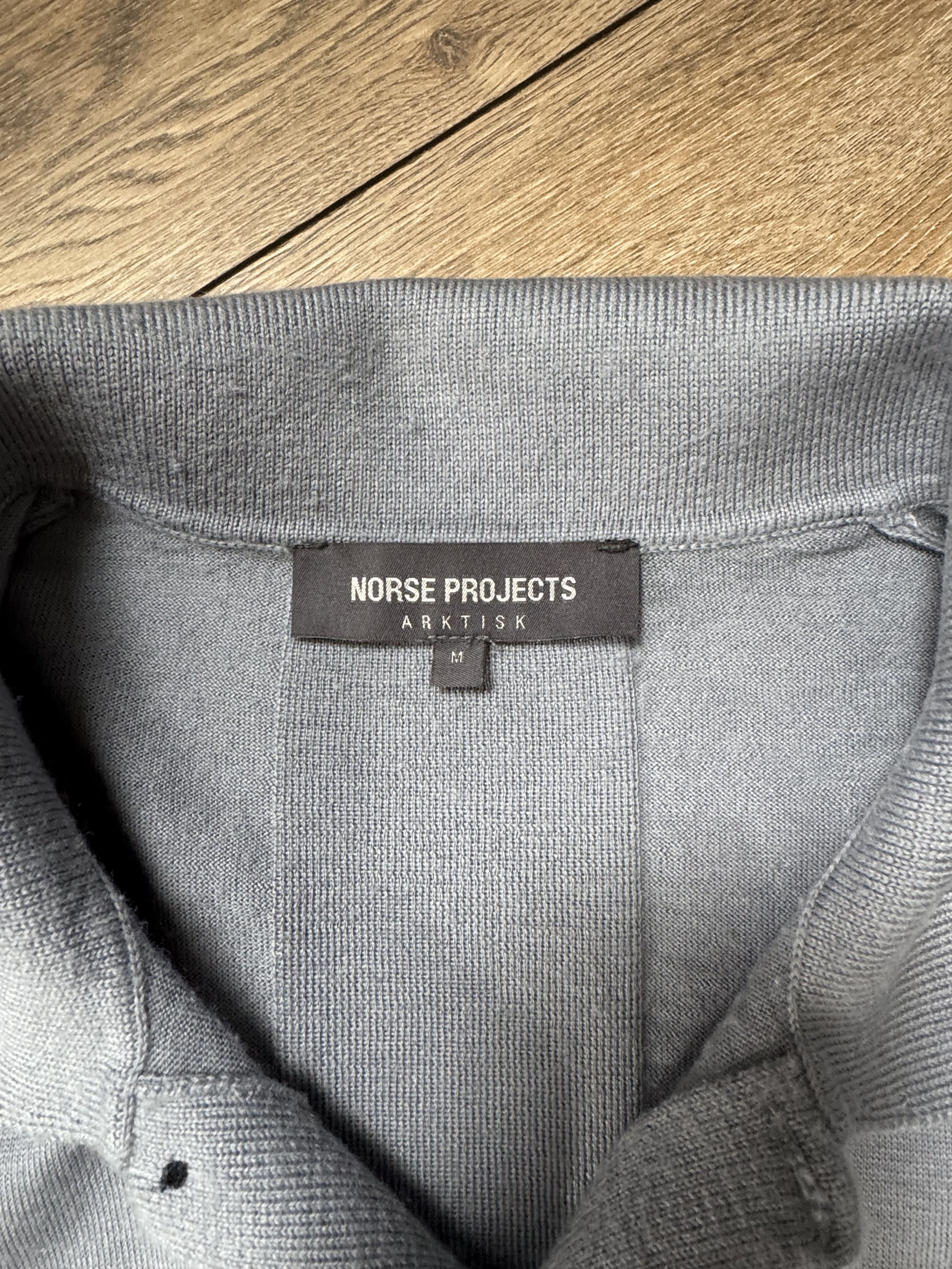 Norse Projects Norse Projects Arktisk Tech Merino Polo Size US M / EU 48-50 / 2 - 3 Thumbnail