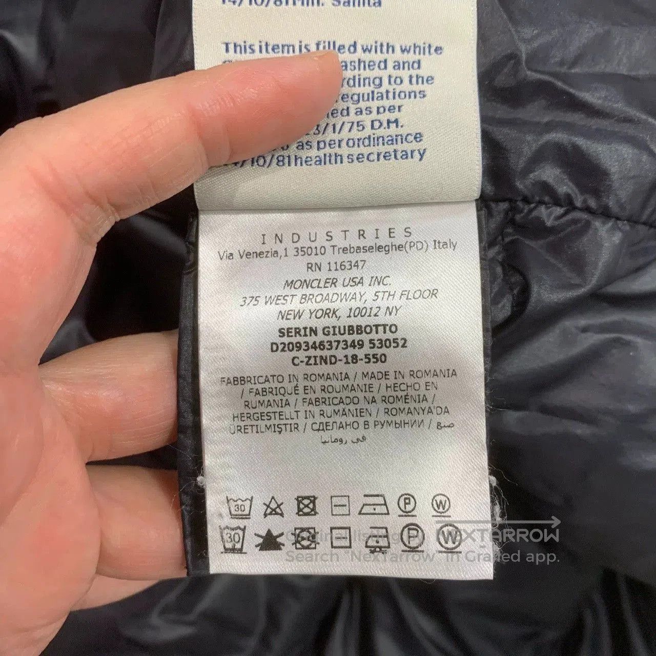 Moncler moncler seritte black short down jacket. Size US M / EU 48-50 / 2 - 5 Thumbnail