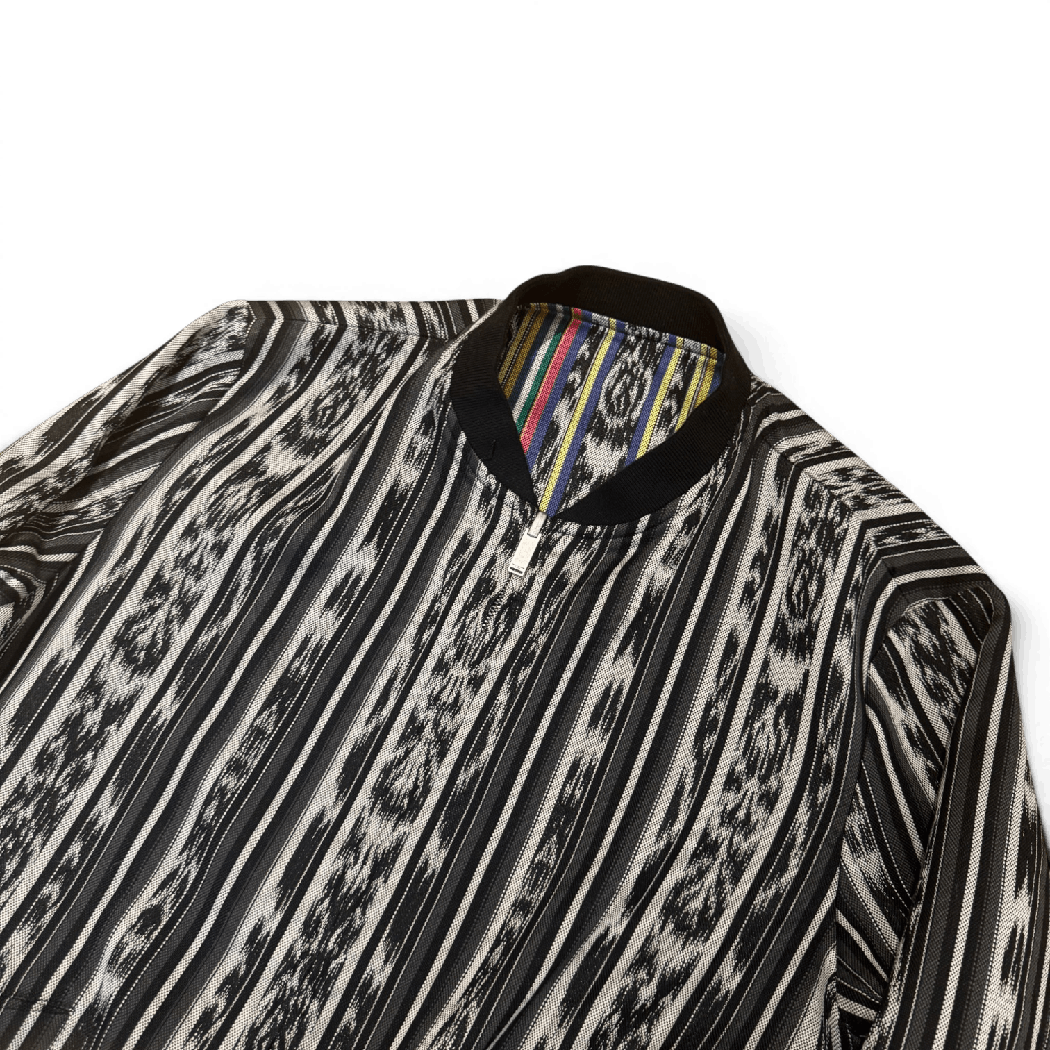 Saint Laurent Paris SS18 Reversible Ikat Teddy Jacket Size US L / EU 52-54 / 3 - 8 Thumbnail