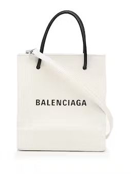 image of Balenciaga O1Srvl11E0224 Size: Os Shopping Tote Bag In White, Women's