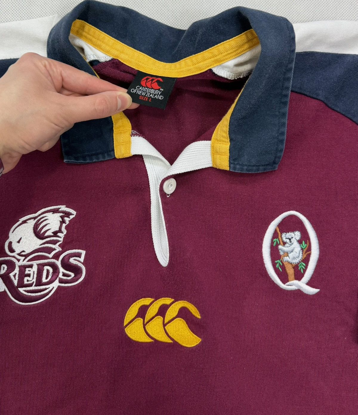 Canterbury of New Zealand Koszulka Canterbury Queensland Reds Pro 2003/2005 Vintage Size US L / EU 52-54 / 3 - 3 Thumbnail