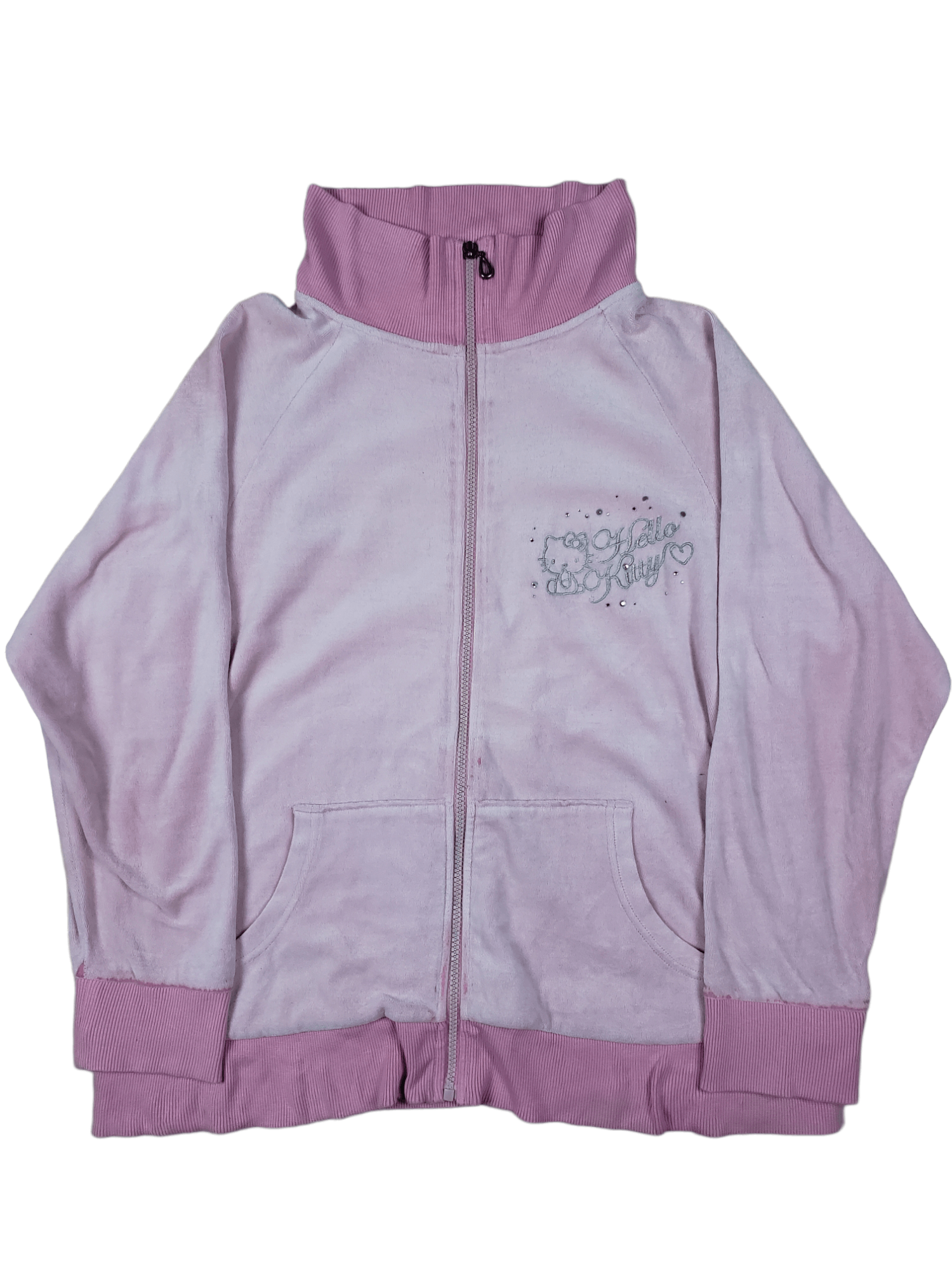 Cartoon Network × Vintage Vintage Hello Kitty Velvet Sweaters Size M / US 6-8 / IT 42-44 - 1 Thumbnail