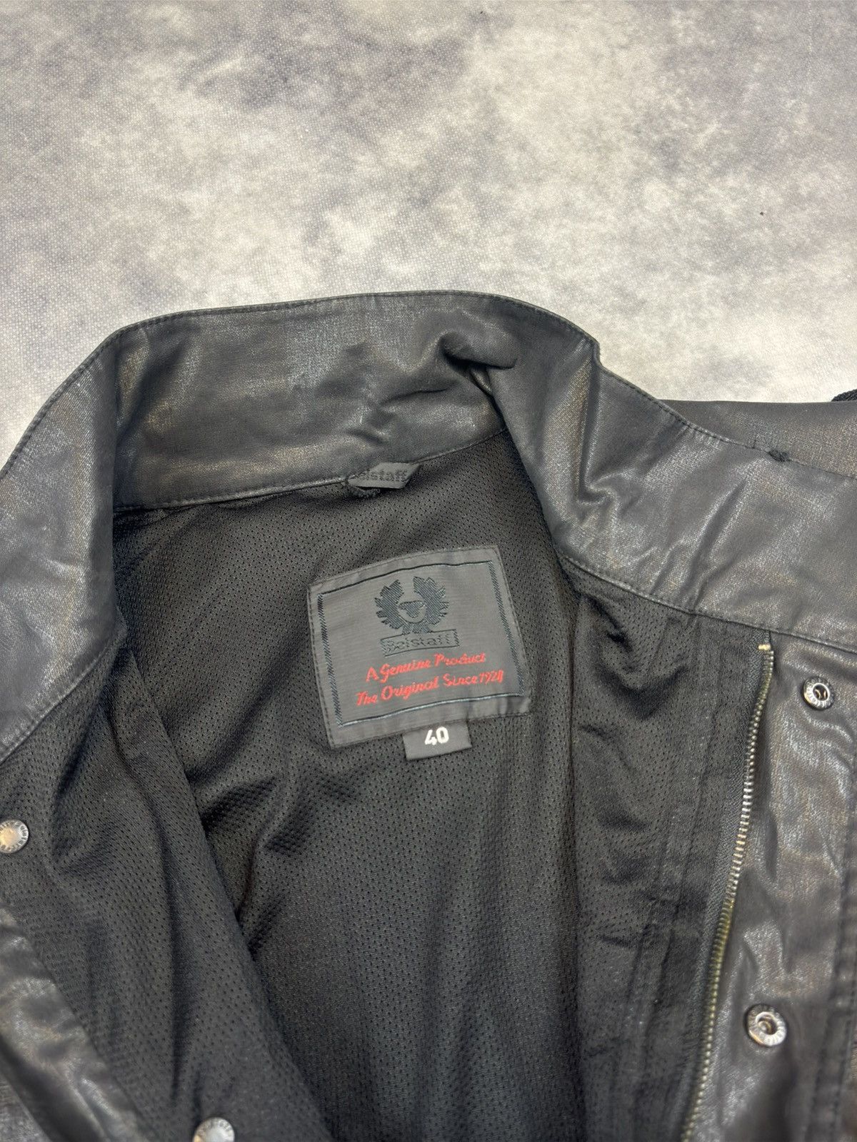 Belstaff × Vintage Womens Belstaff Jacket Vintage Biker Archive Avant Garde Size L / US 10 / IT 46 - 6 Thumbnail