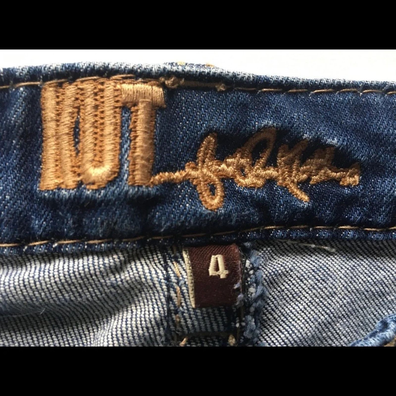 The Unbranded Brand Kut from the Kloth straight leg jeans, size 4 Size 27" / US 4 / IT 40 - 7 Thumbnail