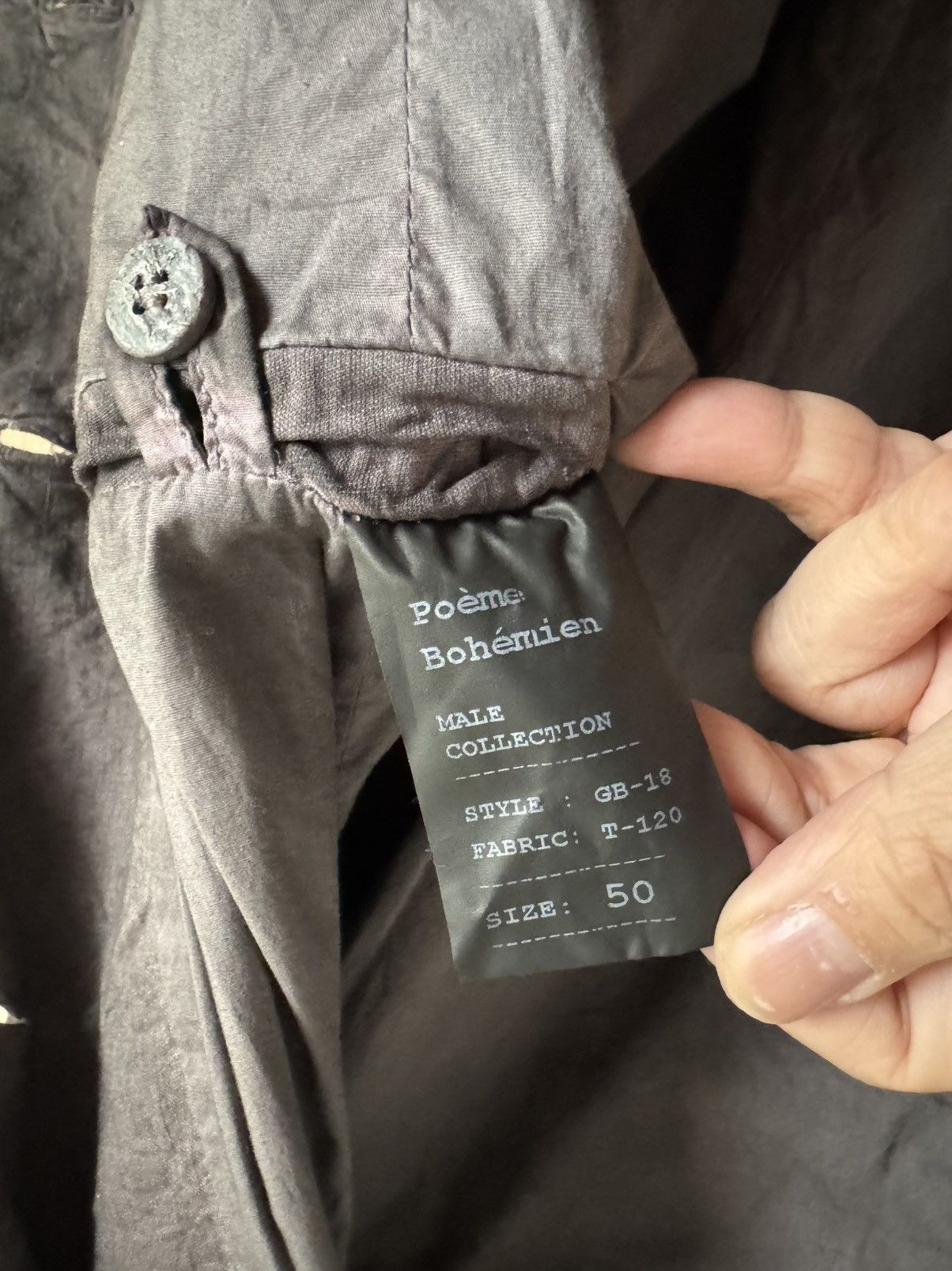 Poeme Bohemien Shirt Jacket (lightly lined, dirty wine) Size US M / EU 48-50 / 2 - 10 Thumbnail