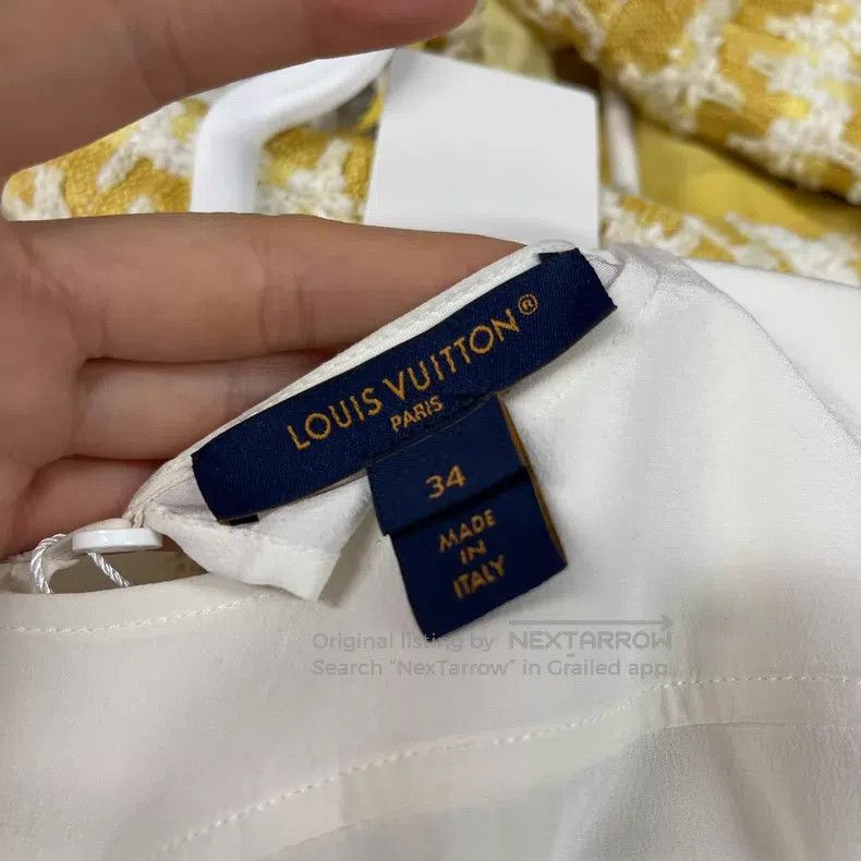Louis Vuitton Louis Vuitton Chiffon long-sleeve crew neck long sleeves Size XXS / US 00 / IT 34 - 3 Thumbnail