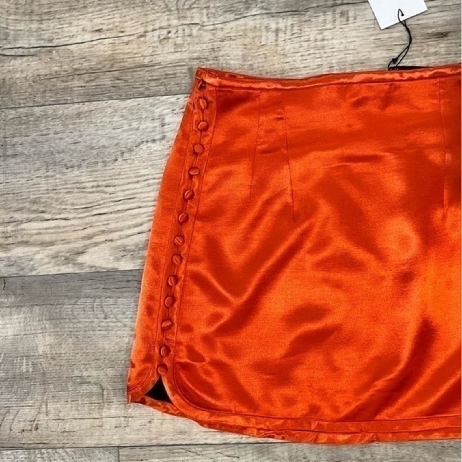 Zara ZARA High-Waisted Mini Skirt NWT Size 28" / US 6 / IT 42 - 13 Thumbnail