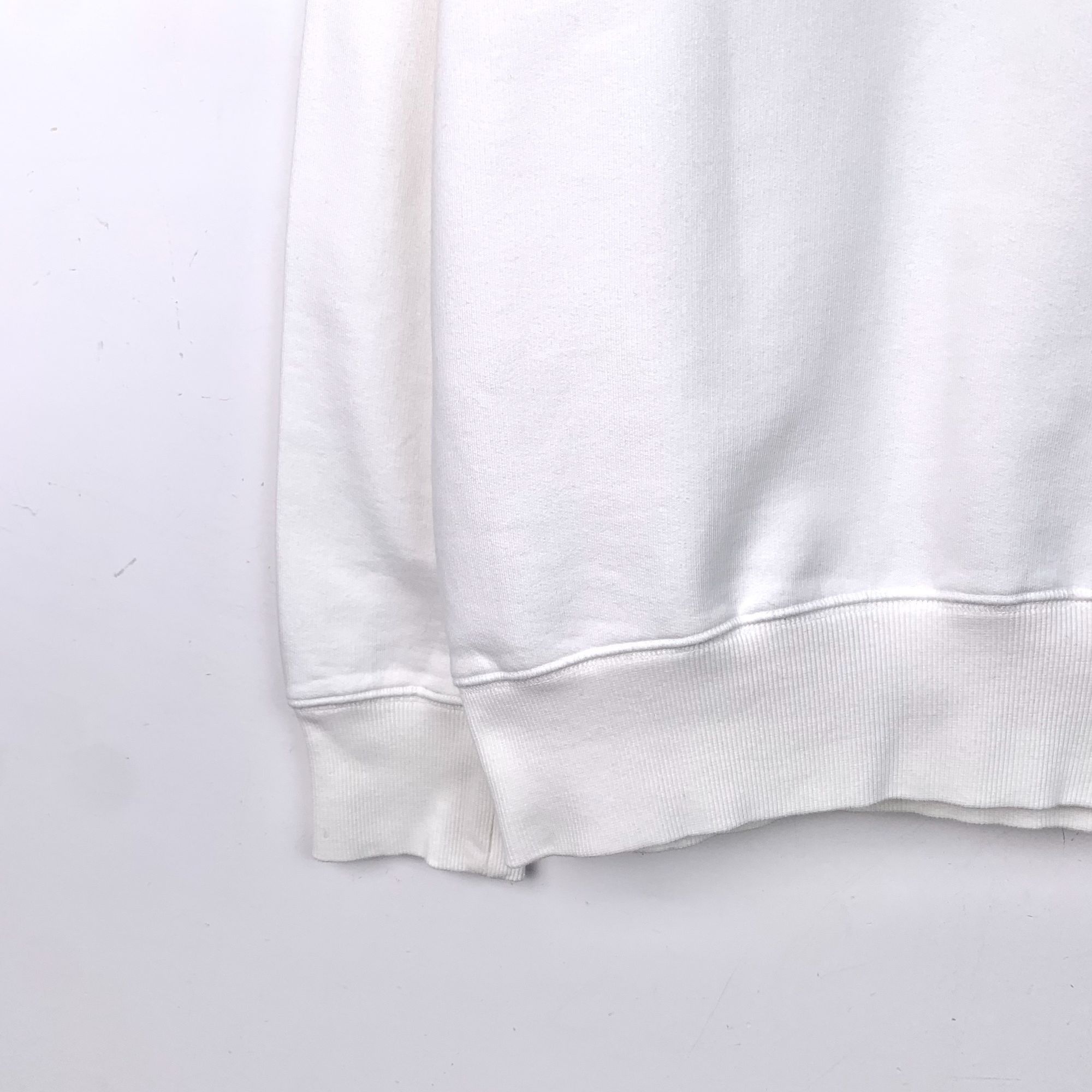 Dior Dior White Embroidered Logo Cotton Long-Sleeved Round-Neck S Size M / US 6-8 / IT 42-44 - 6 Thumbnail