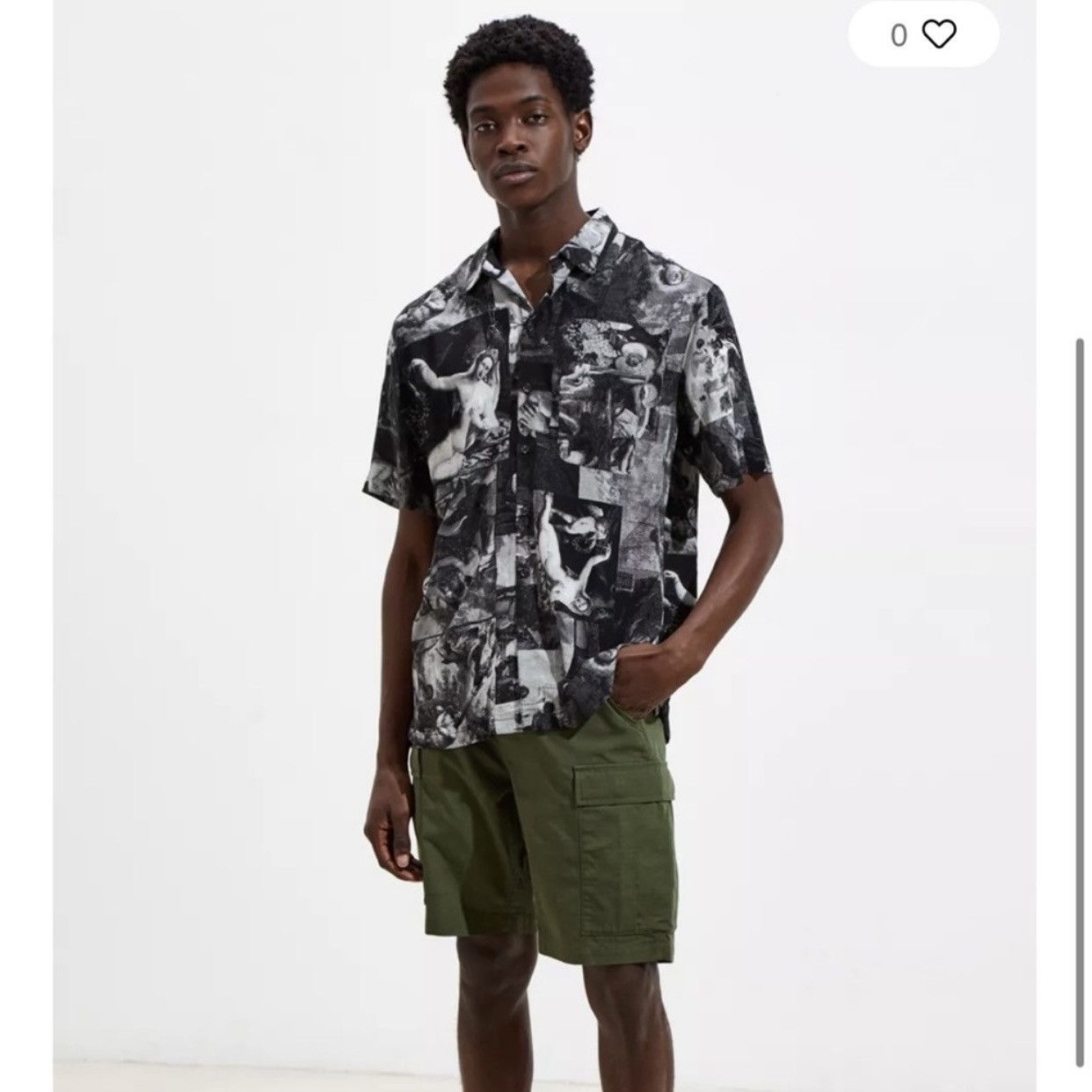 Urban Outfitters Urban Outfitters Art Motif Short Sleeve Shirt Size US S / EU 44-46 / 1 - 6 Thumbnail