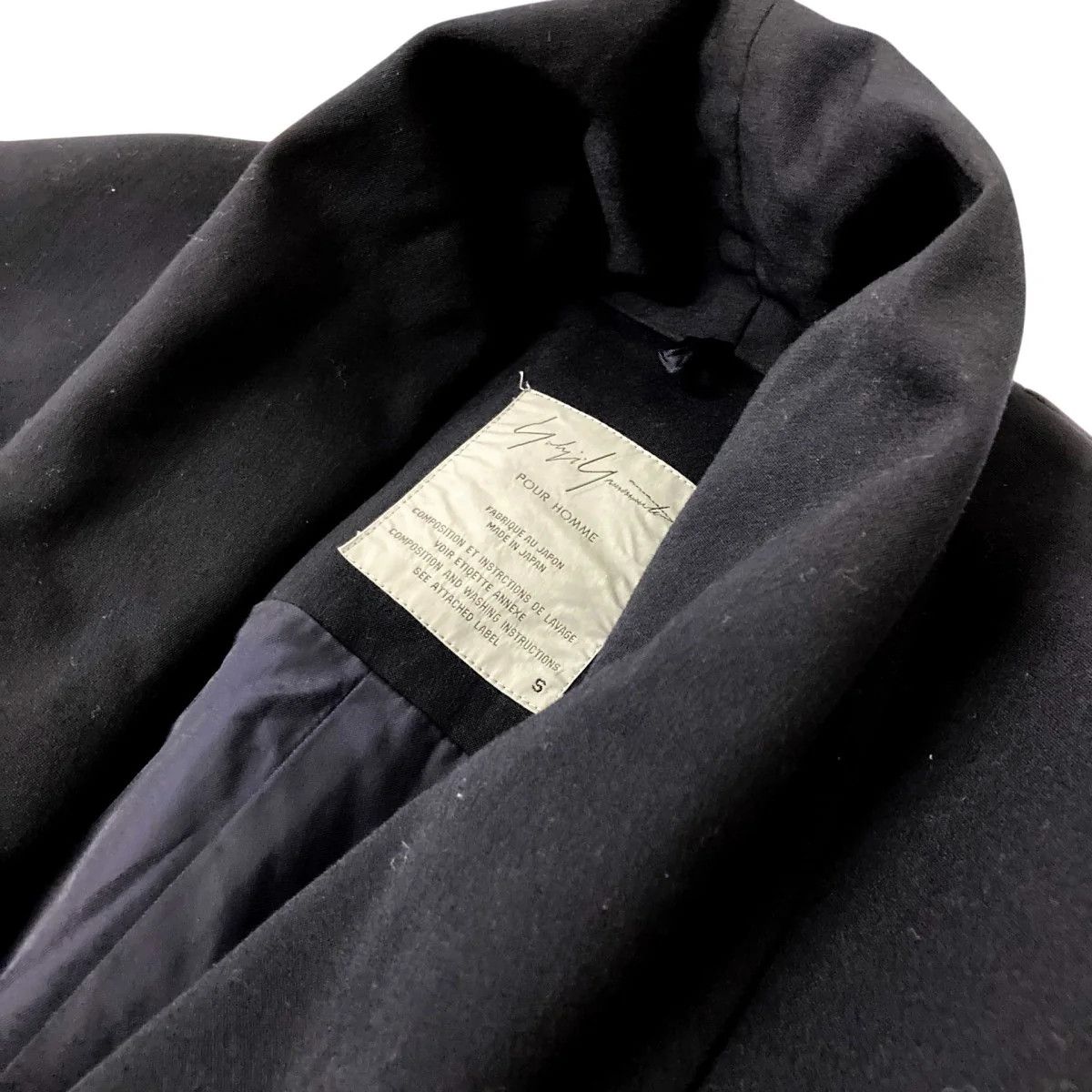 Yohji Yamamoto Yohji Yamamoto pour homme 91AW6.1 THEMEN deformed jacket Size US S / EU 44-46 / 1 - 3 Thumbnail