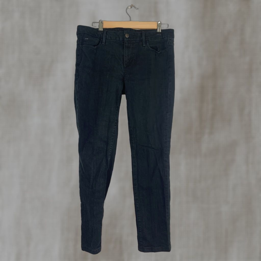 Vintage Joe's Women's Chelsea Fit Black Embroidered Straight Leg Jeans Size W31 Size 24" / US 00 / IT 34 - 1 Thumbnail