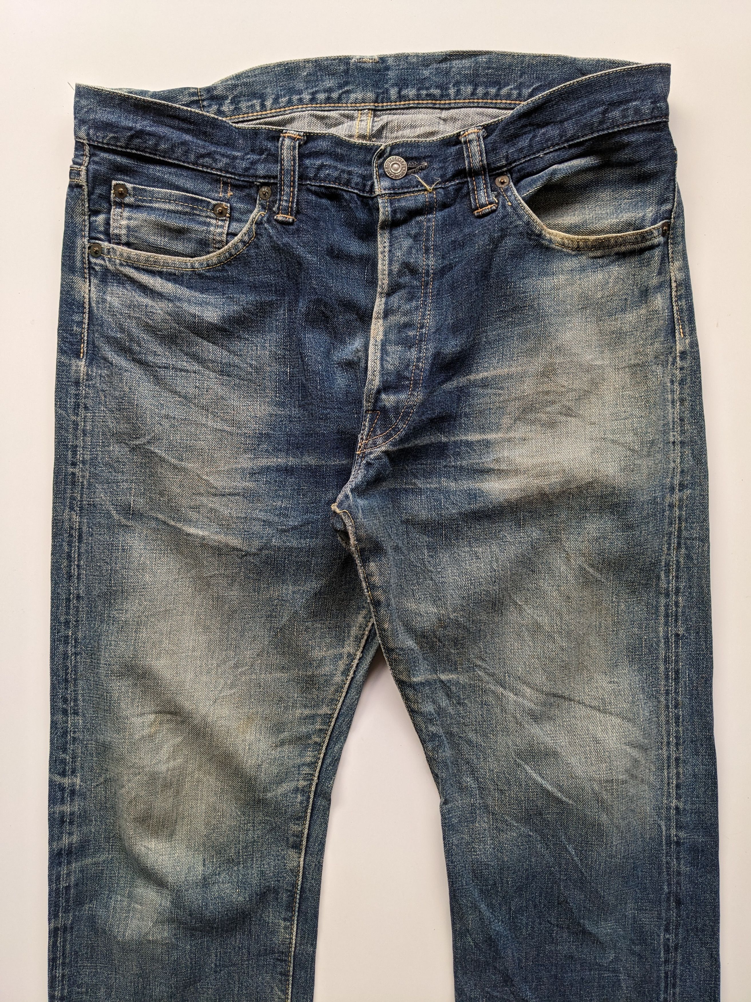 Sugar Cane Sugar Cane faded jeans selvedge jeans Size US 34 / EU 50 - 3 Thumbnail