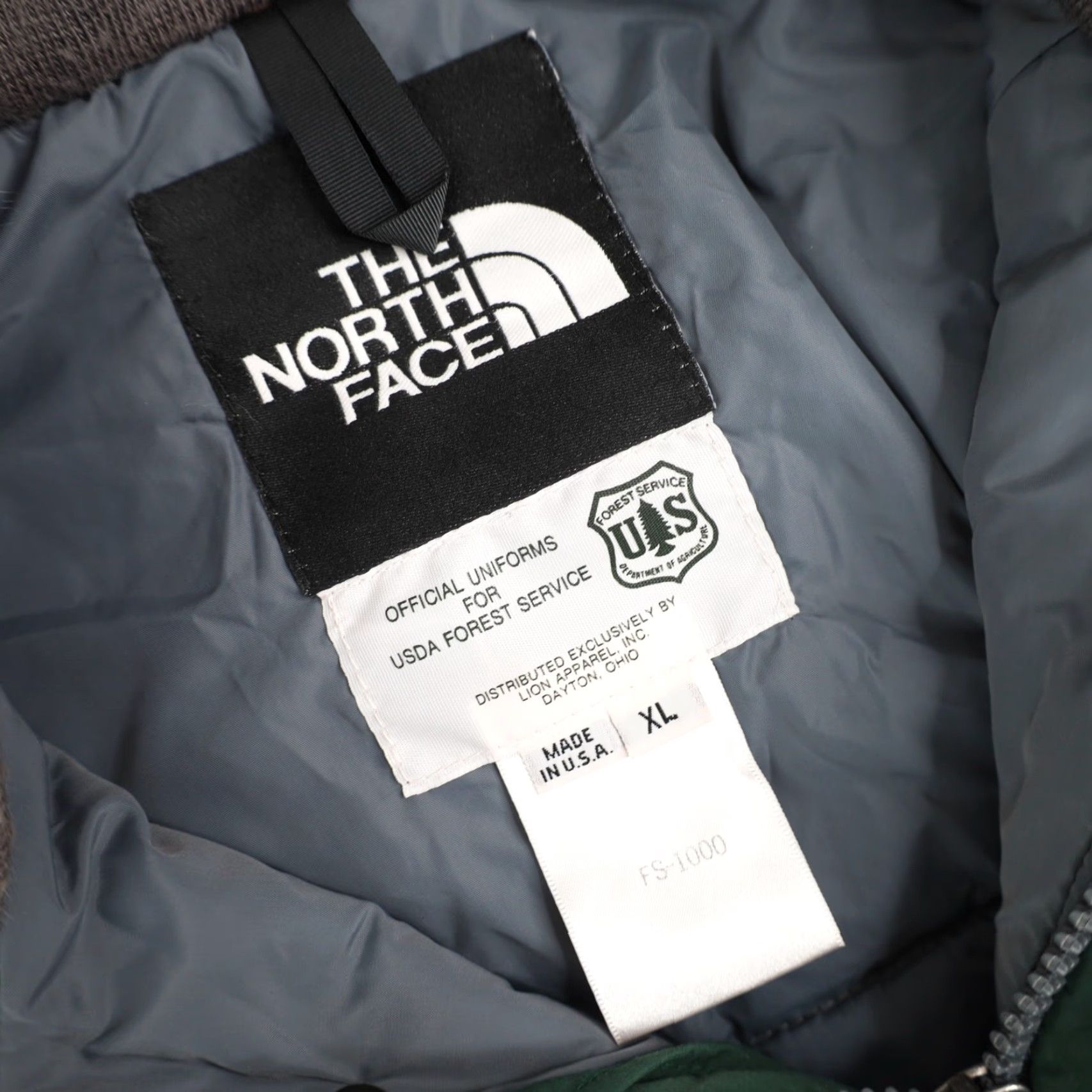 The North Face VINTAGE The North Face USDA Forestry Service Uniform Jacket Mens XL Green Quilted Polyester Jacket Size US XL / EU 56 / 4 - 6 Thumbnail
