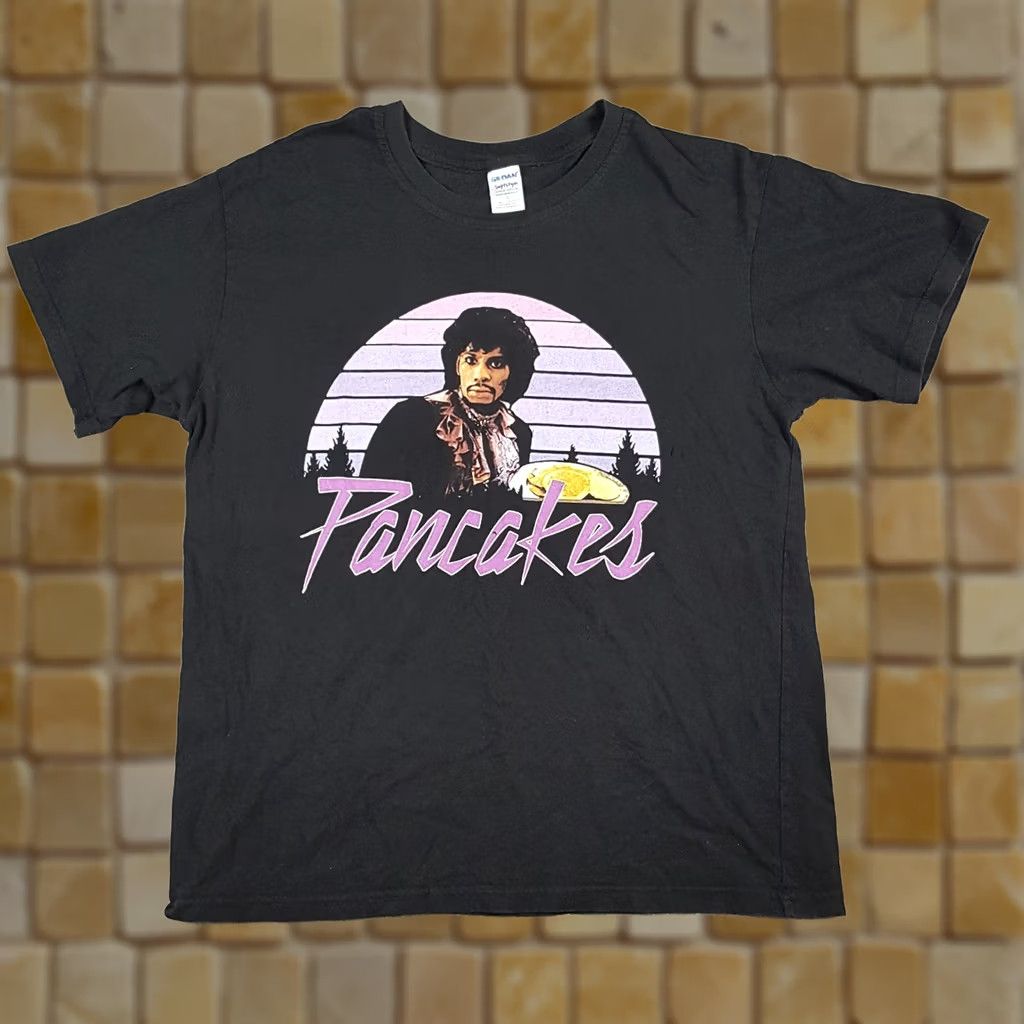 Gildan Dave Chappelle Prince Pancakes T Shirt L Mens Black Cotton Gildan Vintage 00s 90s Retro Promo Chappelle's Show Funny TV Logo Embroidered Shirt Size US L / EU 52-54 / 3 - 1 Thumbnail