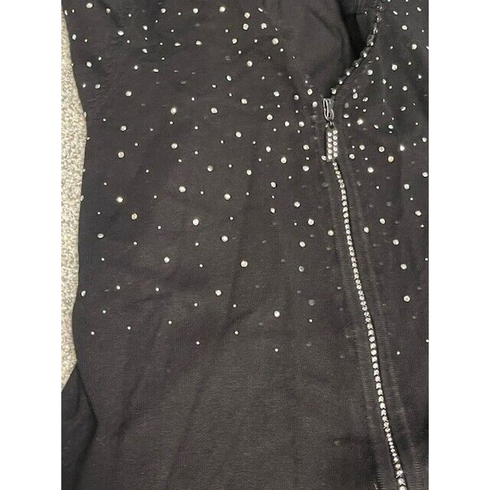 Other Fontana Jacket Women M Rhinestones Sparkly Bejeweled Studded Size M / US 6-8 / IT 42-44 - 4 Thumbnail