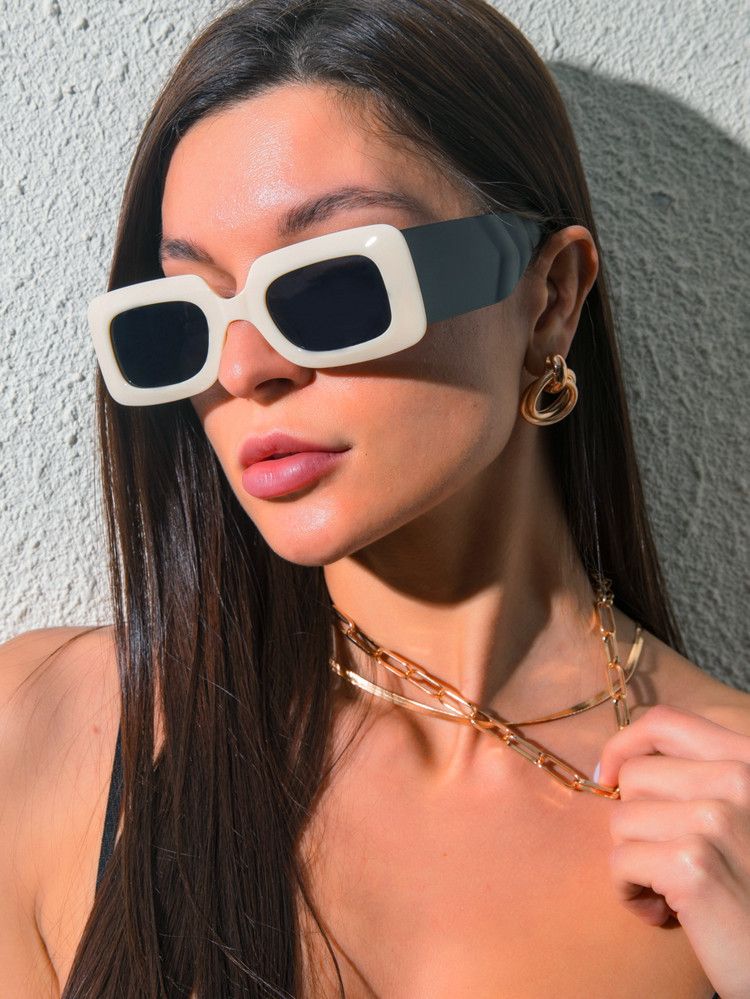 VIBE Crazy Street ins style custom avant-garde sunglasses Size ONE SIZE - 2 Thumbnail