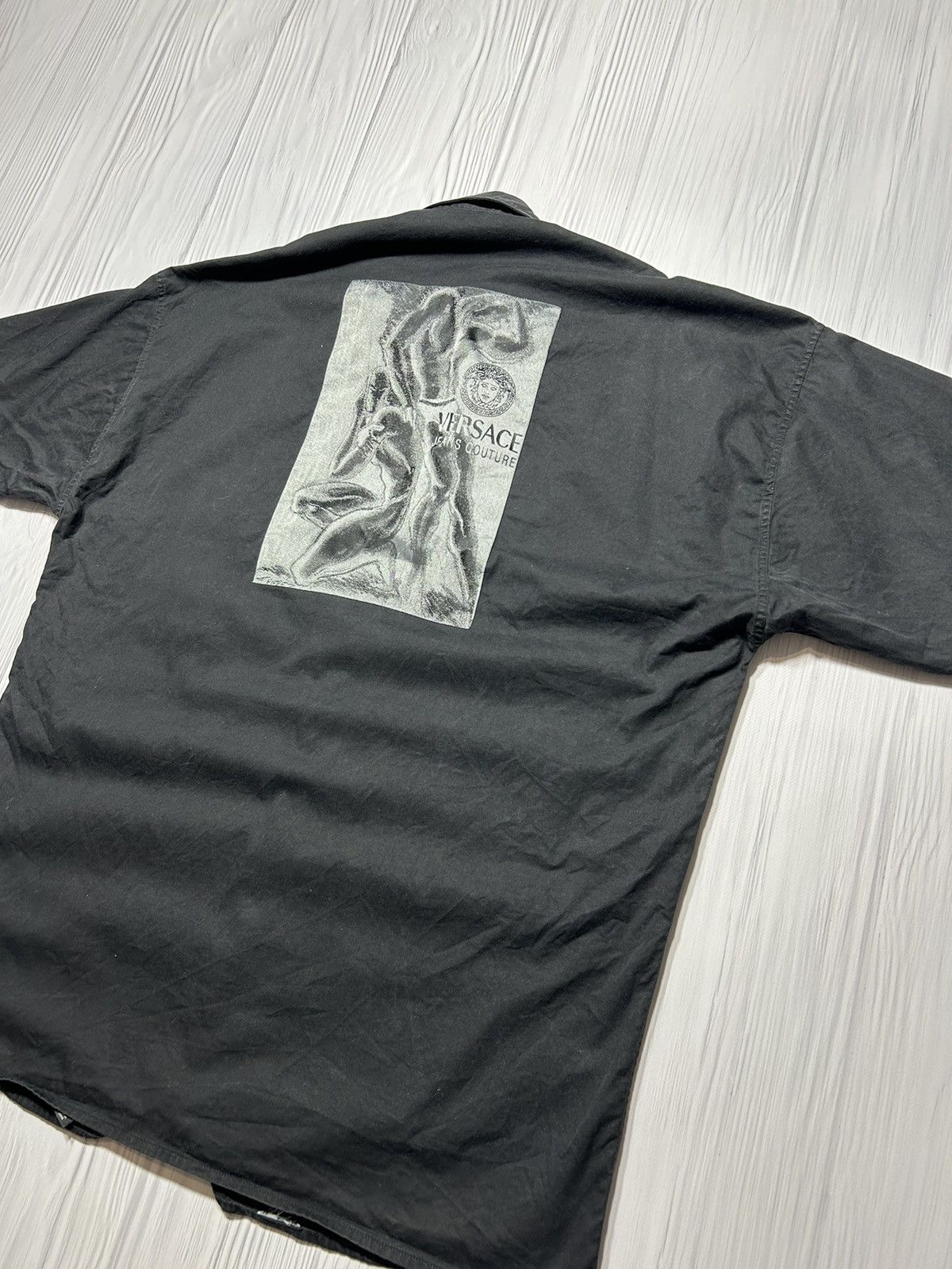 Versace Jeans Couture Vintage Versace Jeans Couture Big Logo Greece Style Shirt Size US XL / EU 56 / 4 - 2 Thumbnail