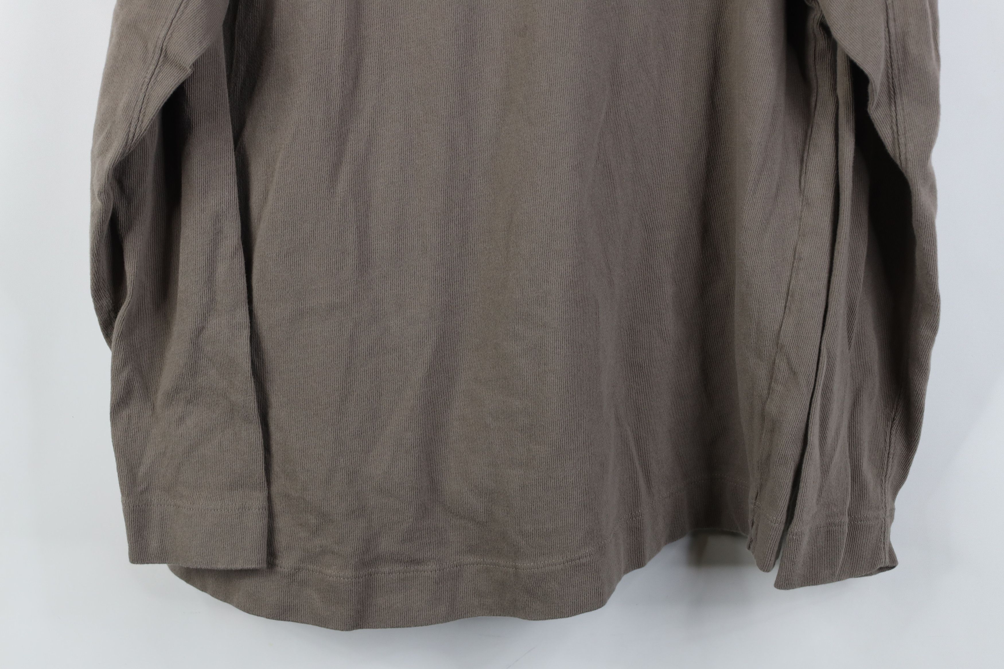 Vintage AYR All Year Round Ribbed Knit Long Sleeve T-Shirt Beige Size US S / EU 44-46 / 1 - 13 Thumbnail