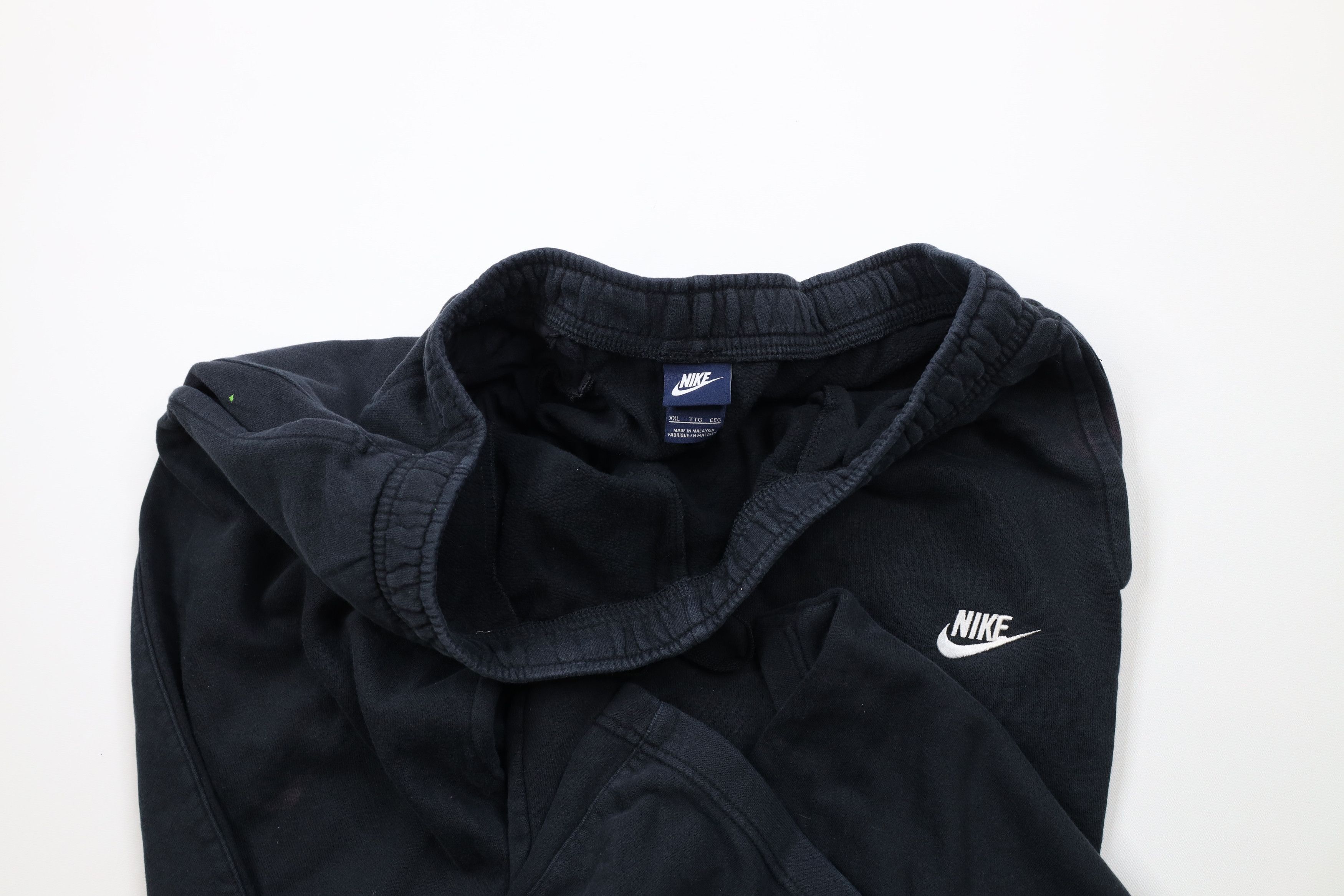 Nike × Vintage Vintage Nike Scott Mini Swoosh Wide Leg Sweatpants Black Size US 40 / EU 56 - 9 Thumbnail