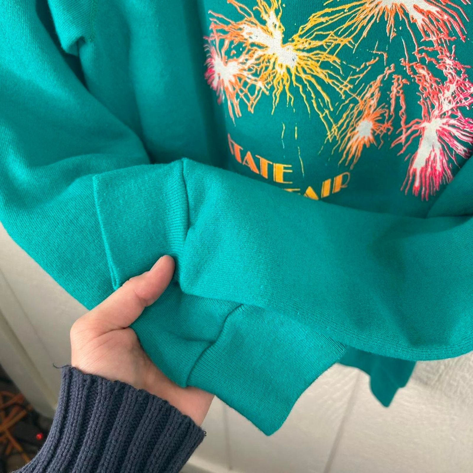 Hanes Vintage 80’s West Virginia State Fair Fireworks Crewneck M Size US M / EU 48-50 / 2 - 6 Thumbnail