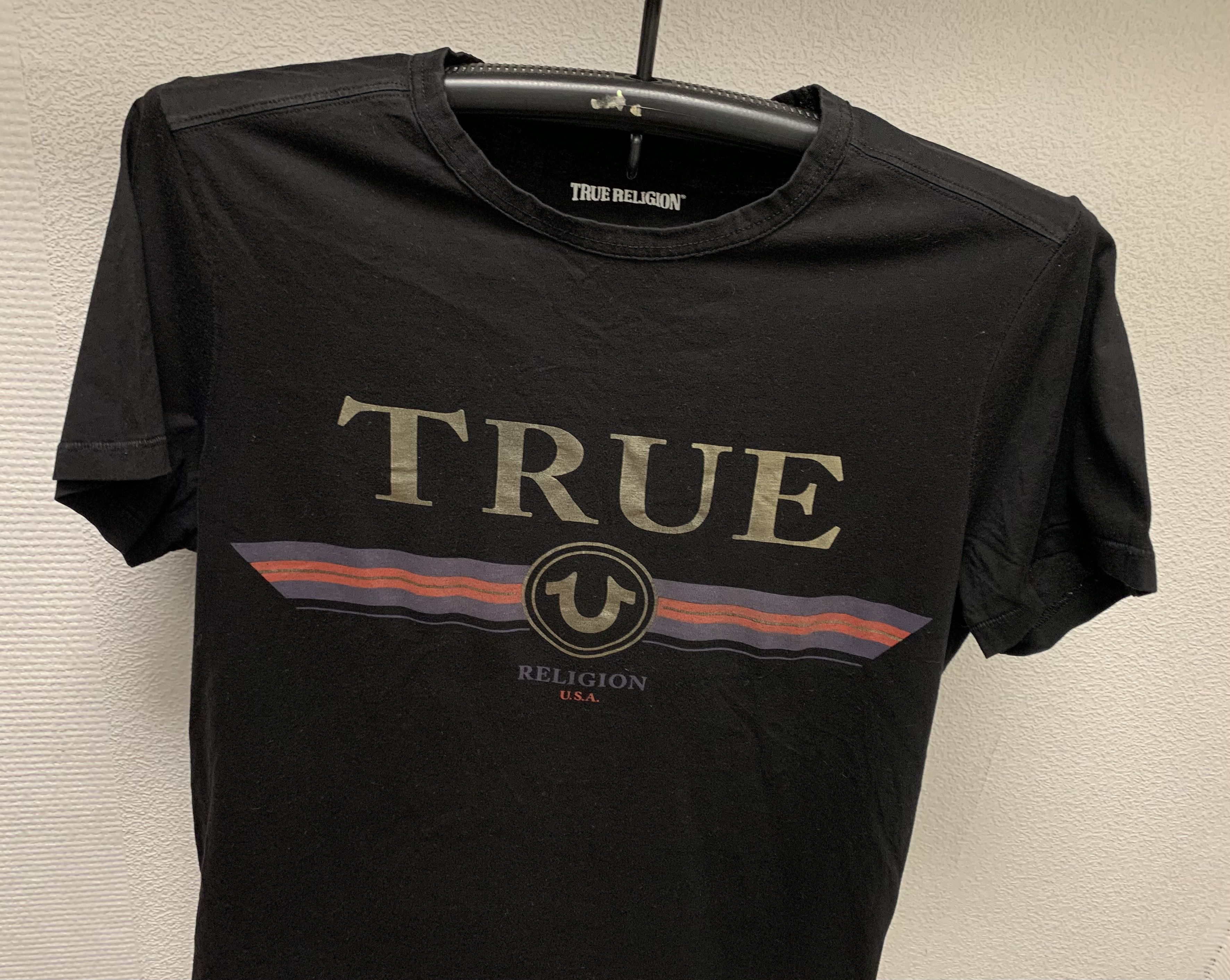 True Religion True religion usa black t-shirt big logo Xl Size US XL / EU 56 / 4 - 7 Thumbnail