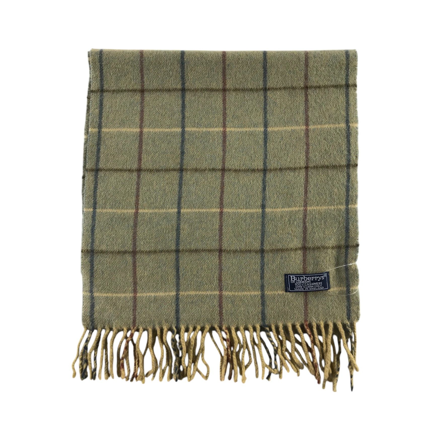 Burberry × Vintage Burberry Scarf / Muffler / Neckwear - WW1965 Size ONE SIZE - 2 Thumbnail