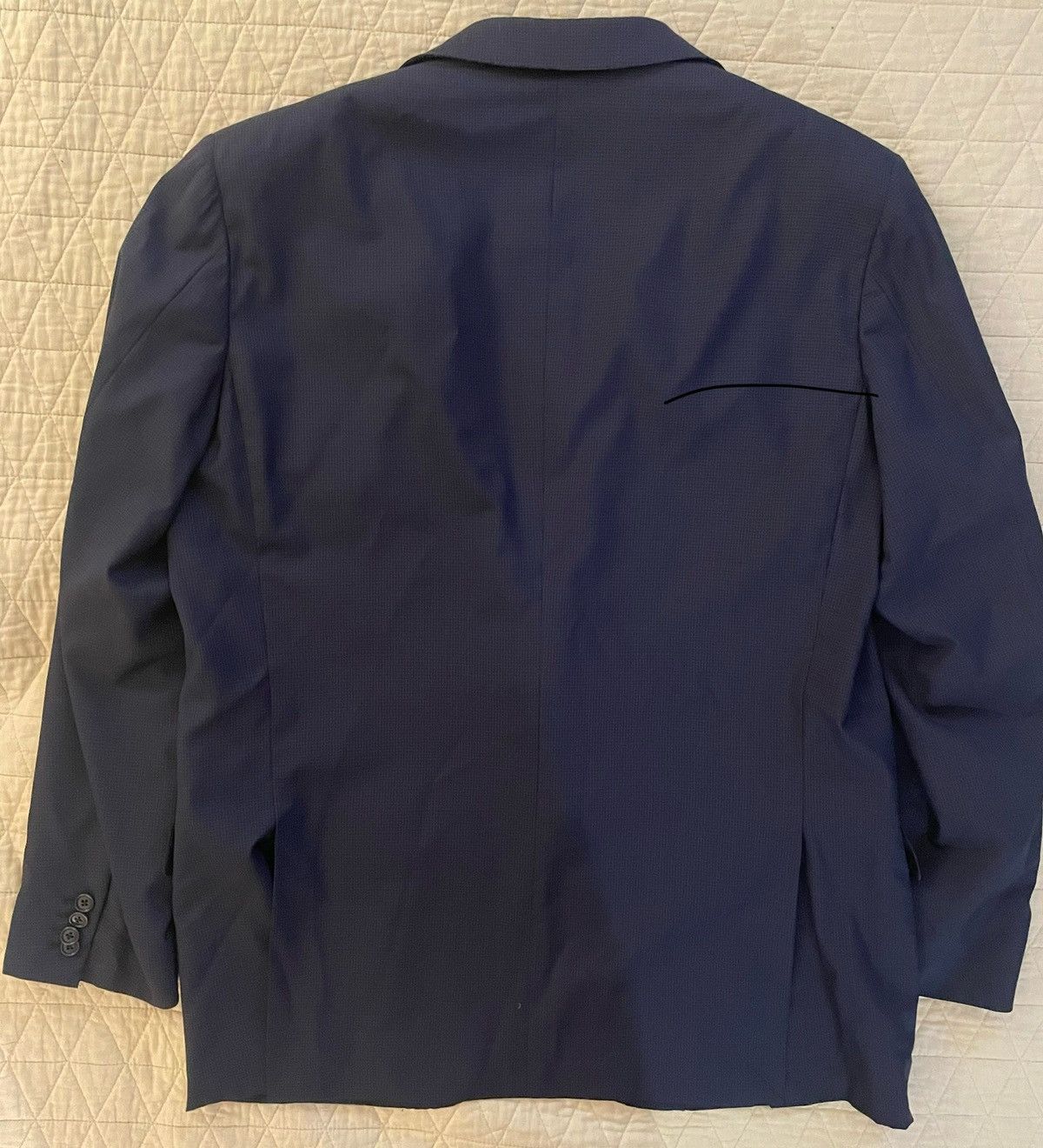Ermenegildo Zegna Trofeo 600 Micro Check Jacket Size 46L - 11 Thumbnail