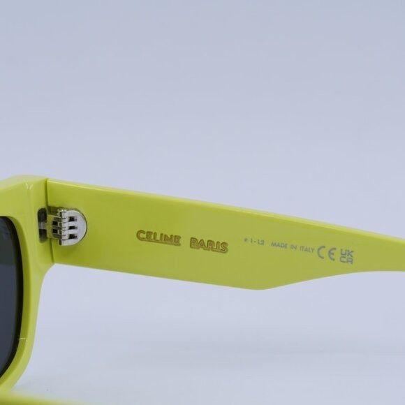 Celine 🕶️ New Celine CL40197U 93A Lime/Smoke Sunglasses Size ONE SIZE - 8 Thumbnail
