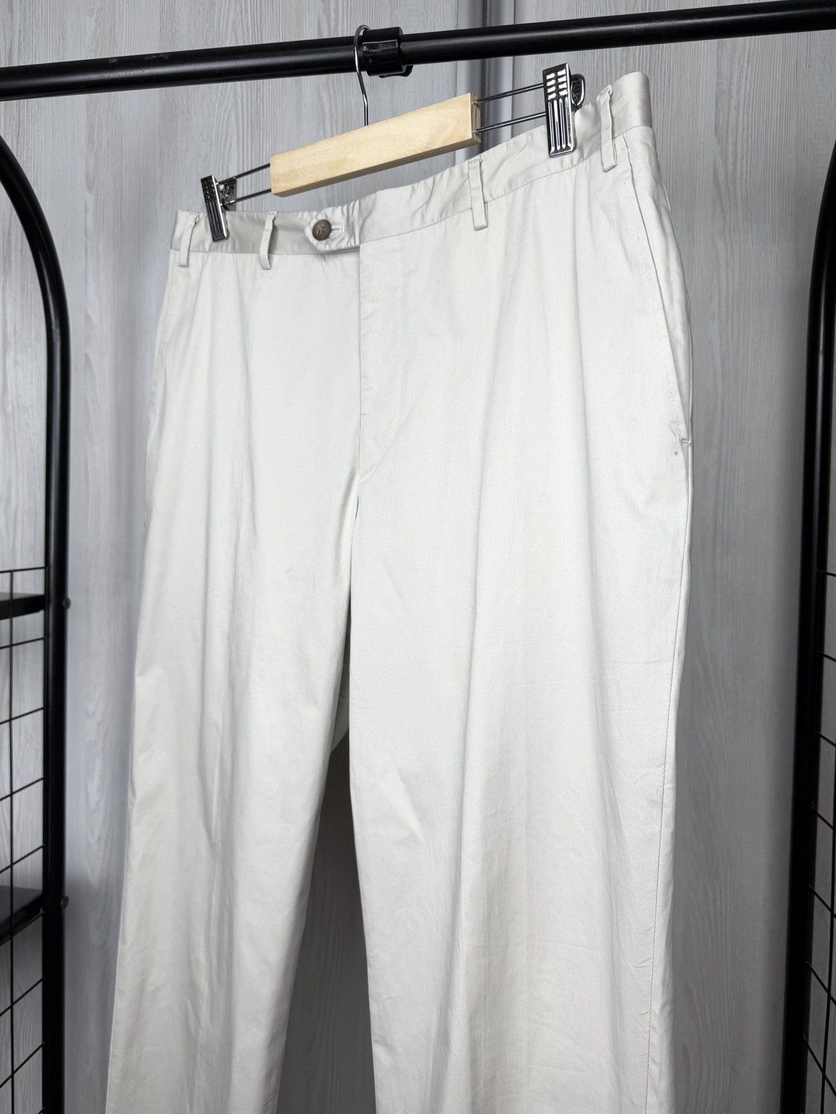Corneliani Corneliani beige cotton chino pants made in Italy size 50 Size US 34 / EU 50 - 4 Thumbnail