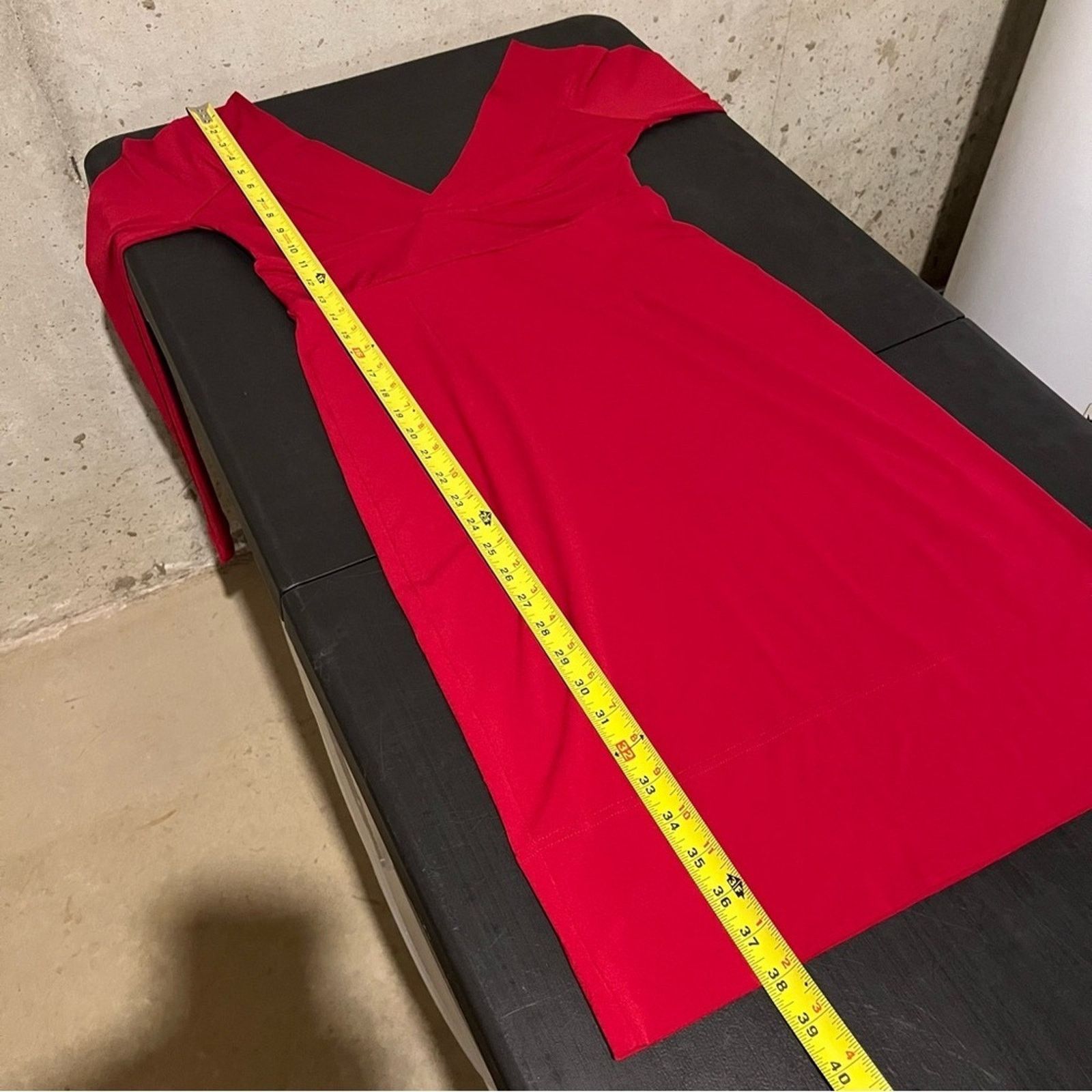 Other Moda International women's dress red size M Stretch Bodycon Size M / US 6-8 / IT 42-44 - 7 Thumbnail