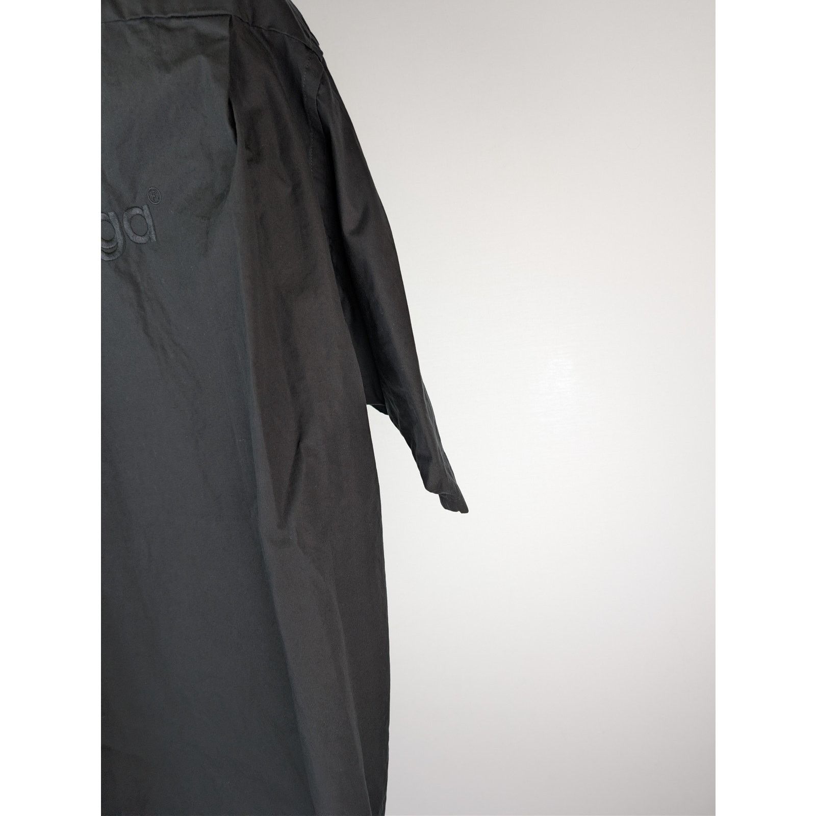 Balenciaga o1rshd1 Large Fit Short Sleeve Shirt in Washed Out Black Size US XXL / EU 58 / 5 - 14 Thumbnail