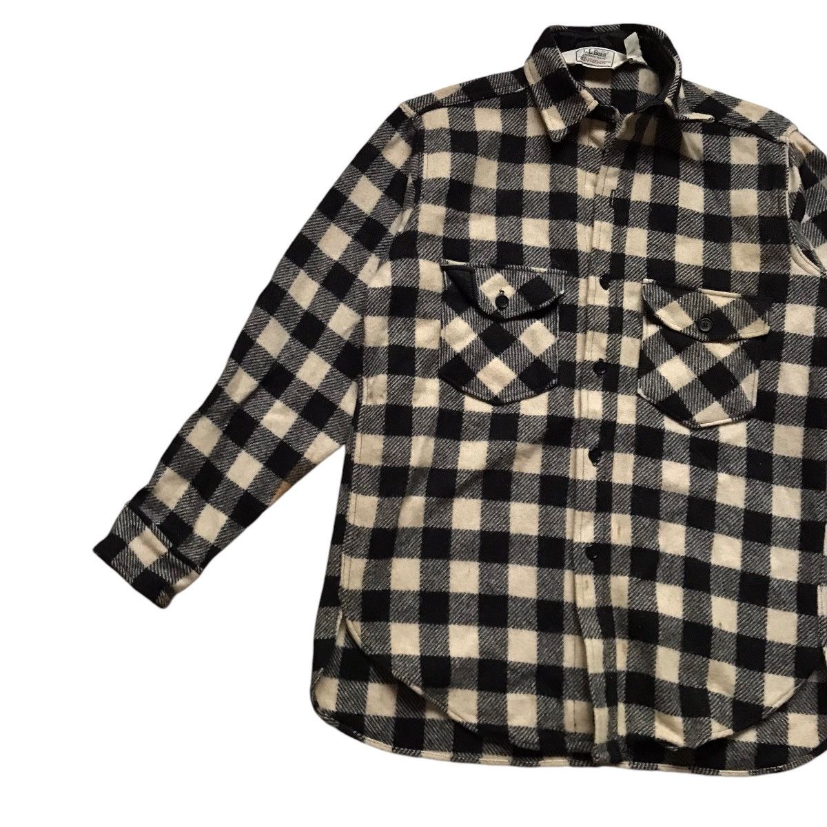 L.L. Bean × Vintage RARE VINTAGE L.L BEAN WOOL BUTTON UP FLANNEL JACKET Size US M / EU 48-50 / 2 - 4 Thumbnail